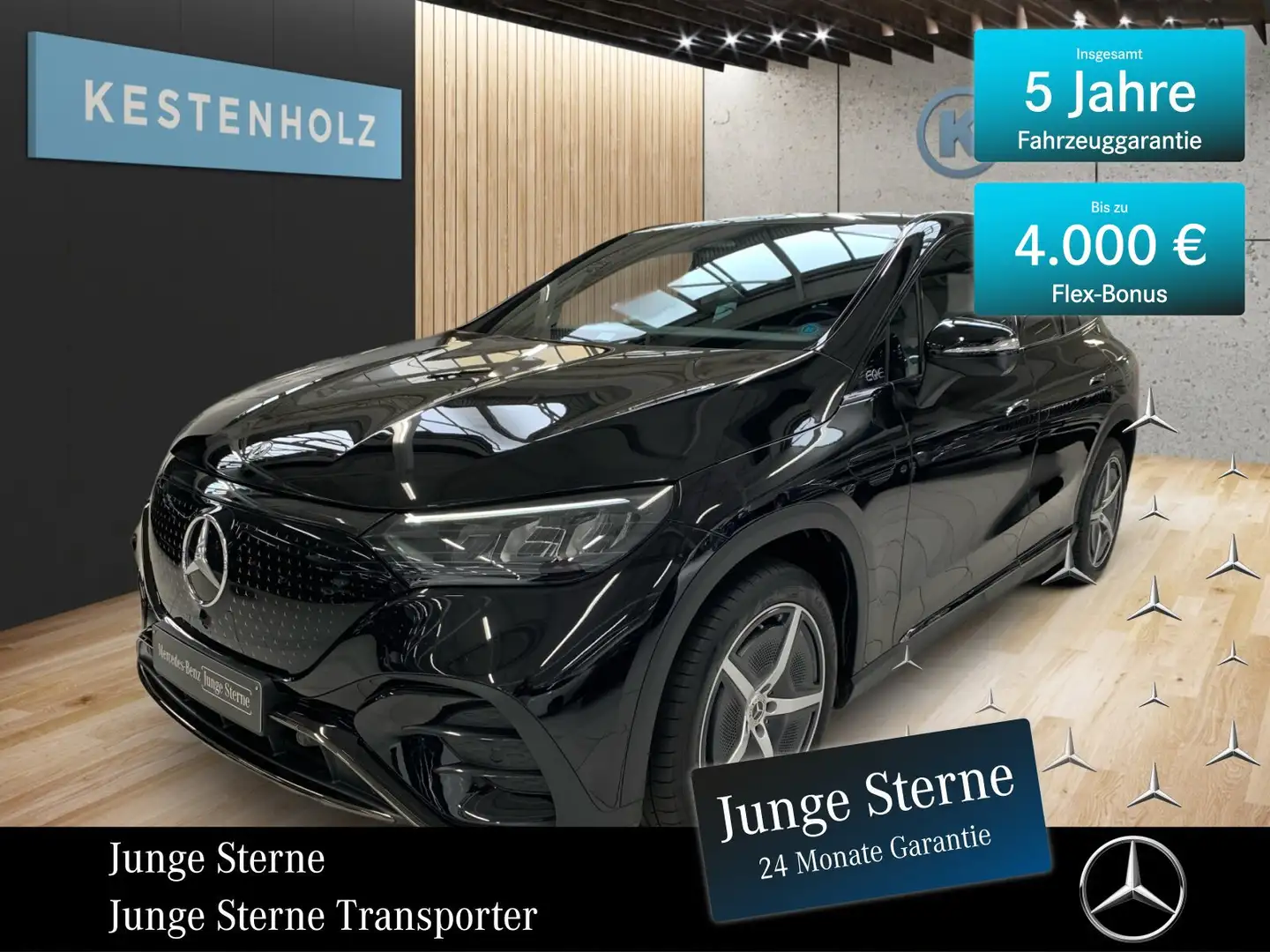 Mercedes-Benz EQE SUV EQE 300 SUV AMG LP 99t€*0,25%*AMG*PANO*STHZ*MEMO Schwarz - 1