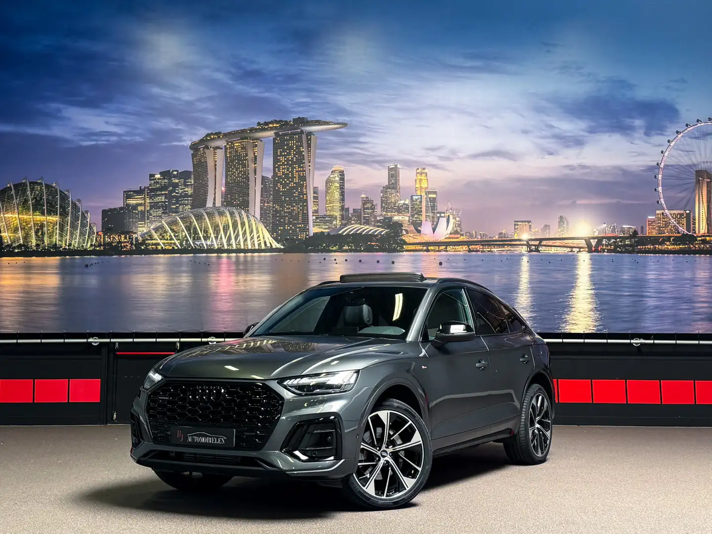 Audi Q5 Sportback 55 TFSI e 3x S-Line |Massage|Luchtvering Gris - 1