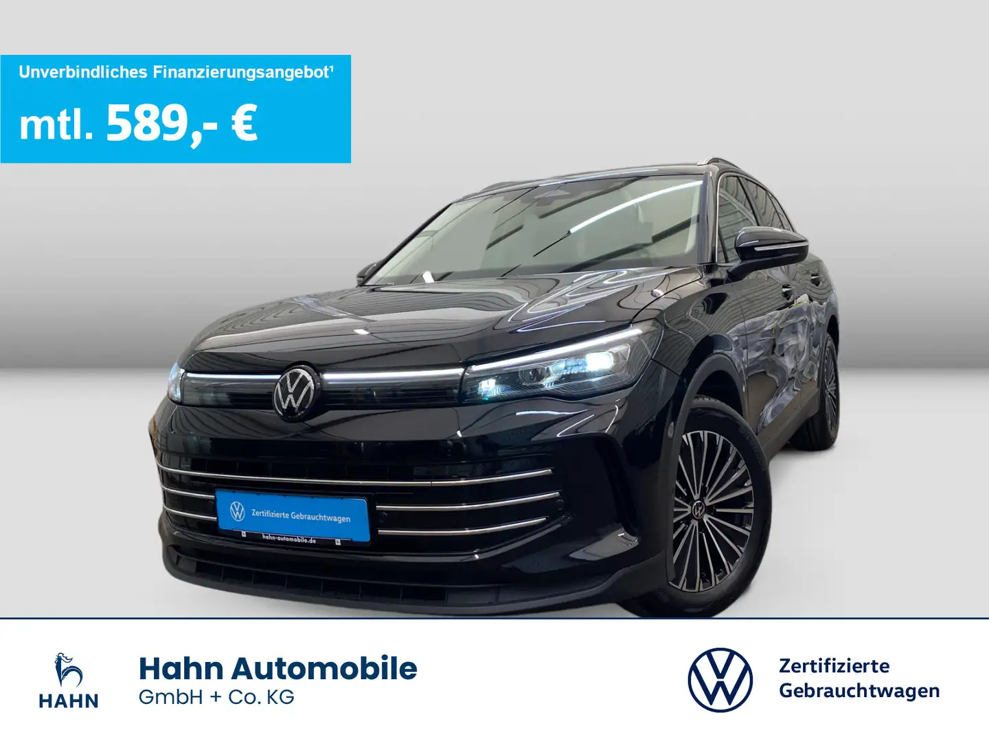 Volkswagen Tiguan 1.5 eTSI DSG Elegance Standhzg AHK Park A Schwarz - 1
