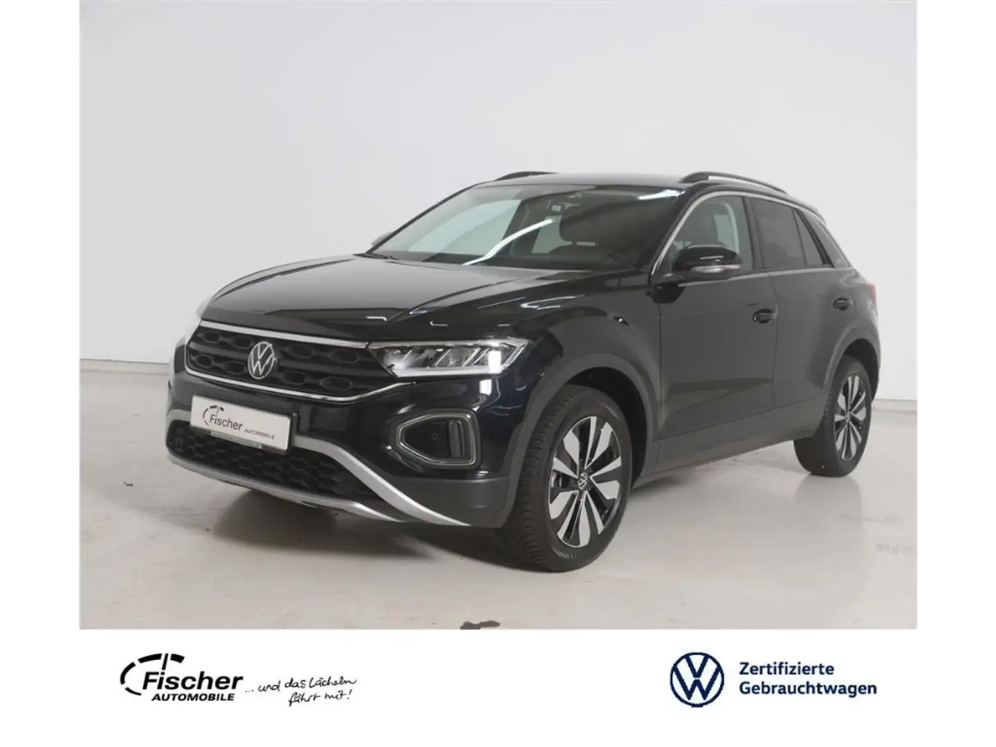 Volkswagen T-Roc 1.0 TSI GOAL 6-Gg. LED/NAV/ACC/PDC/DAB+/SH Schwarz - 1