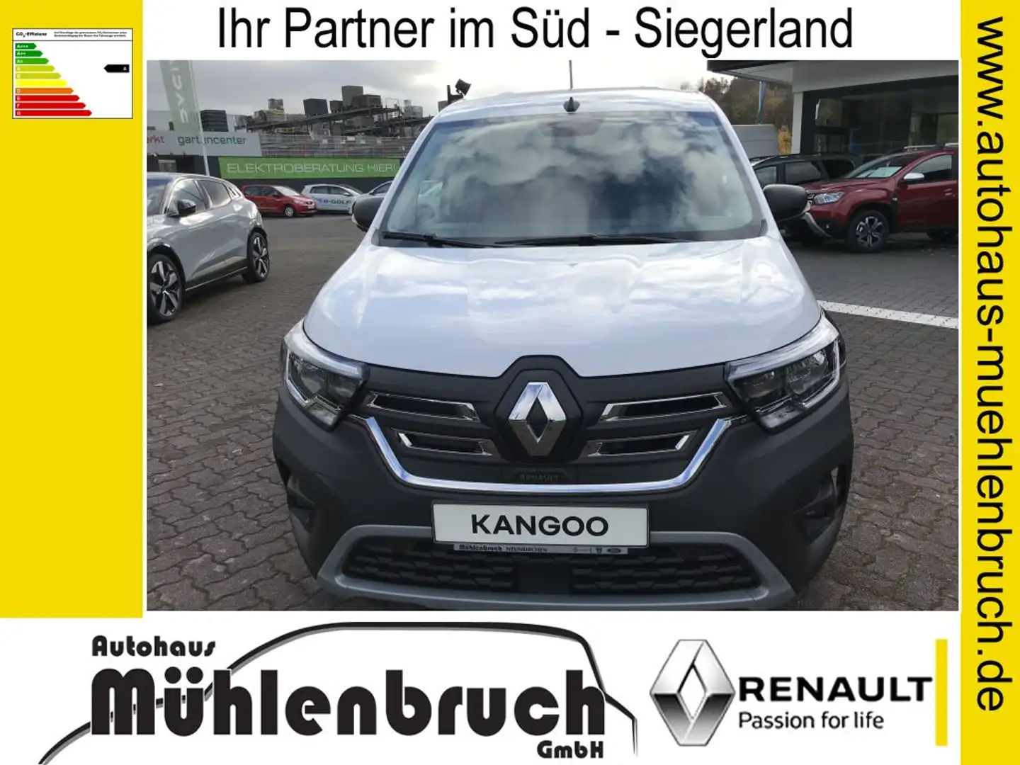 Renault Kangoo Rapid E-Tech Electric 22 kW Advance L1 Weiß - 2