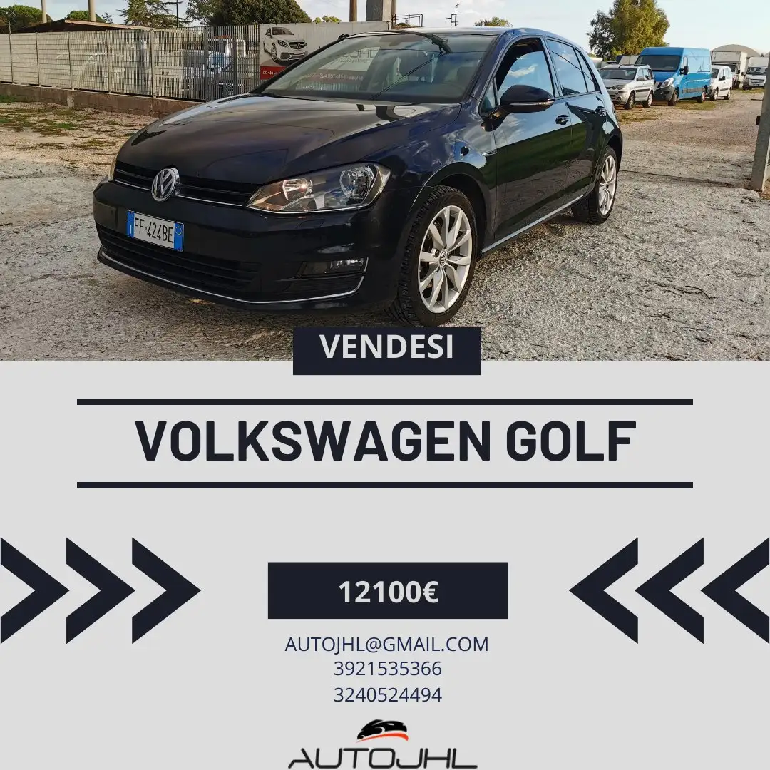 Volkswagen Golf Golf 3p 1.6 tdi (btdi) Highline 110cv Noir - 1