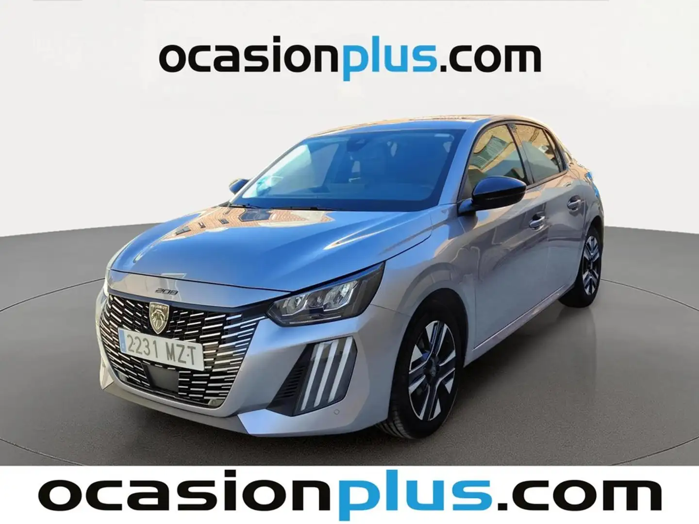 Peugeot 208 1.2 Puretech S&S Allure 100 Gris - 1
