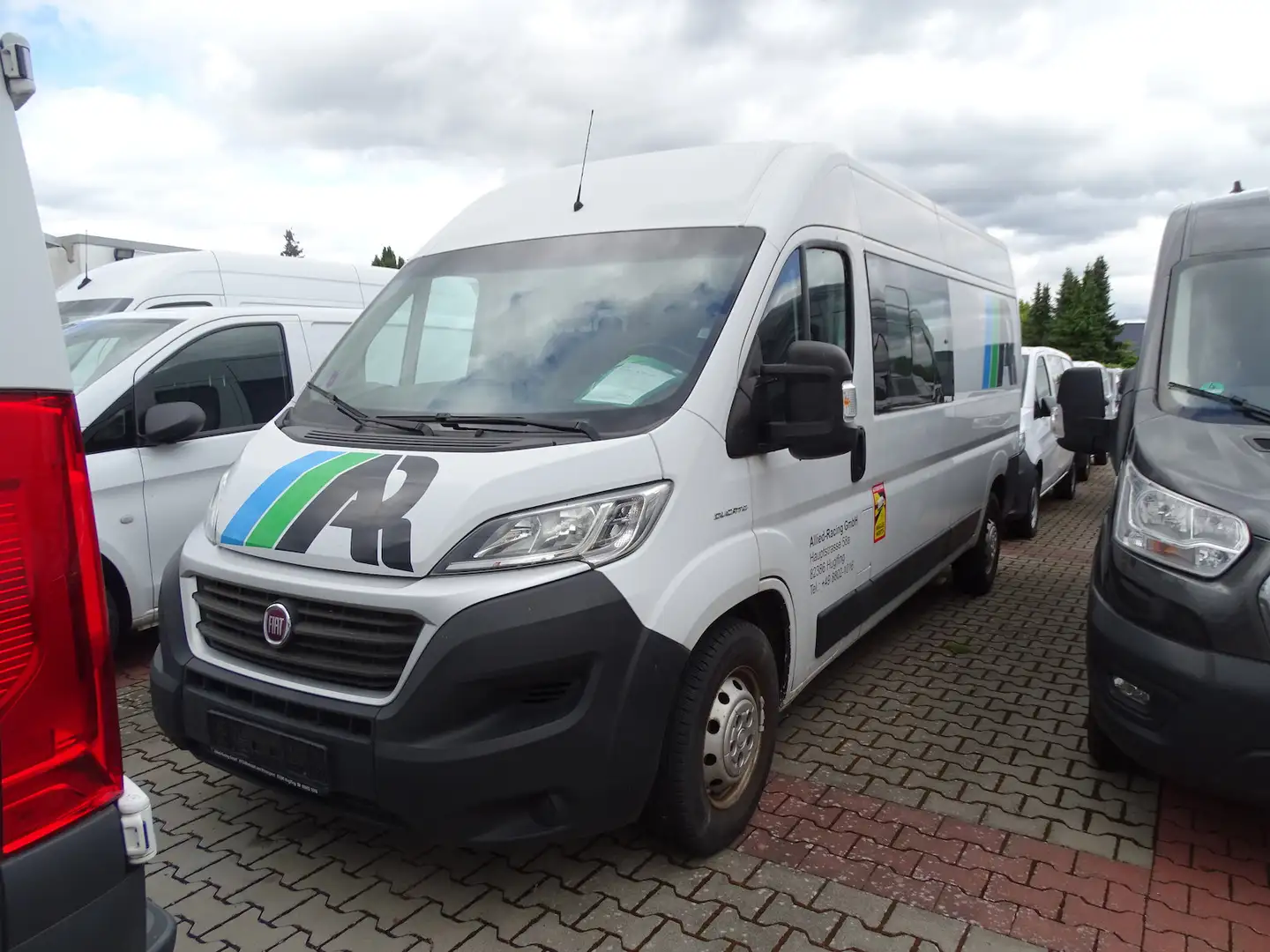 Fiat Ducato 2,3l TDI Maxi 150 L4H2 Multicab, 7 Sitze, Navi, Te Weiß - 1