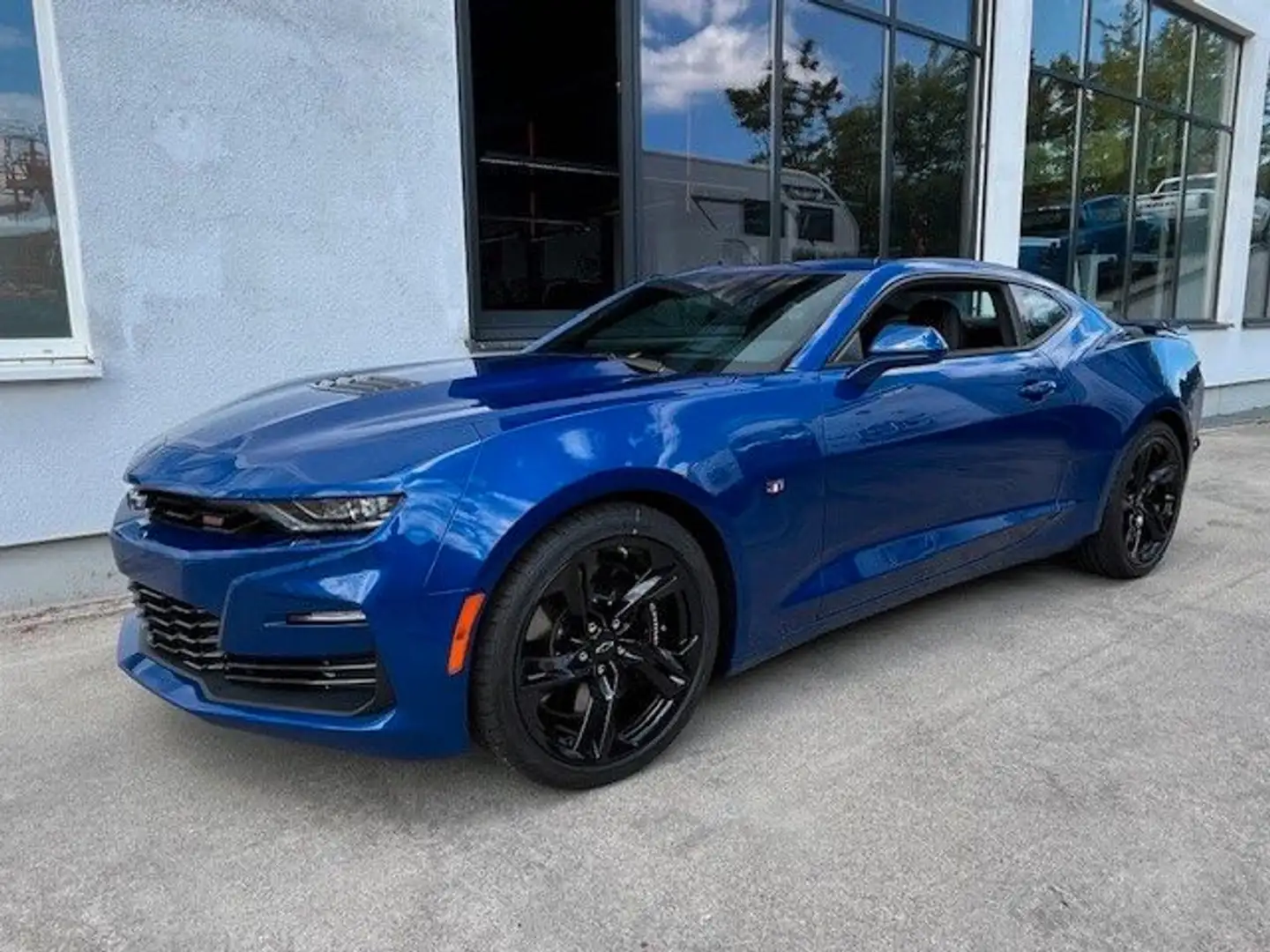 Chevrolet Camaro Coupe SS 6.2 V8 Klappe-Recaro 3.99% Blau - 1