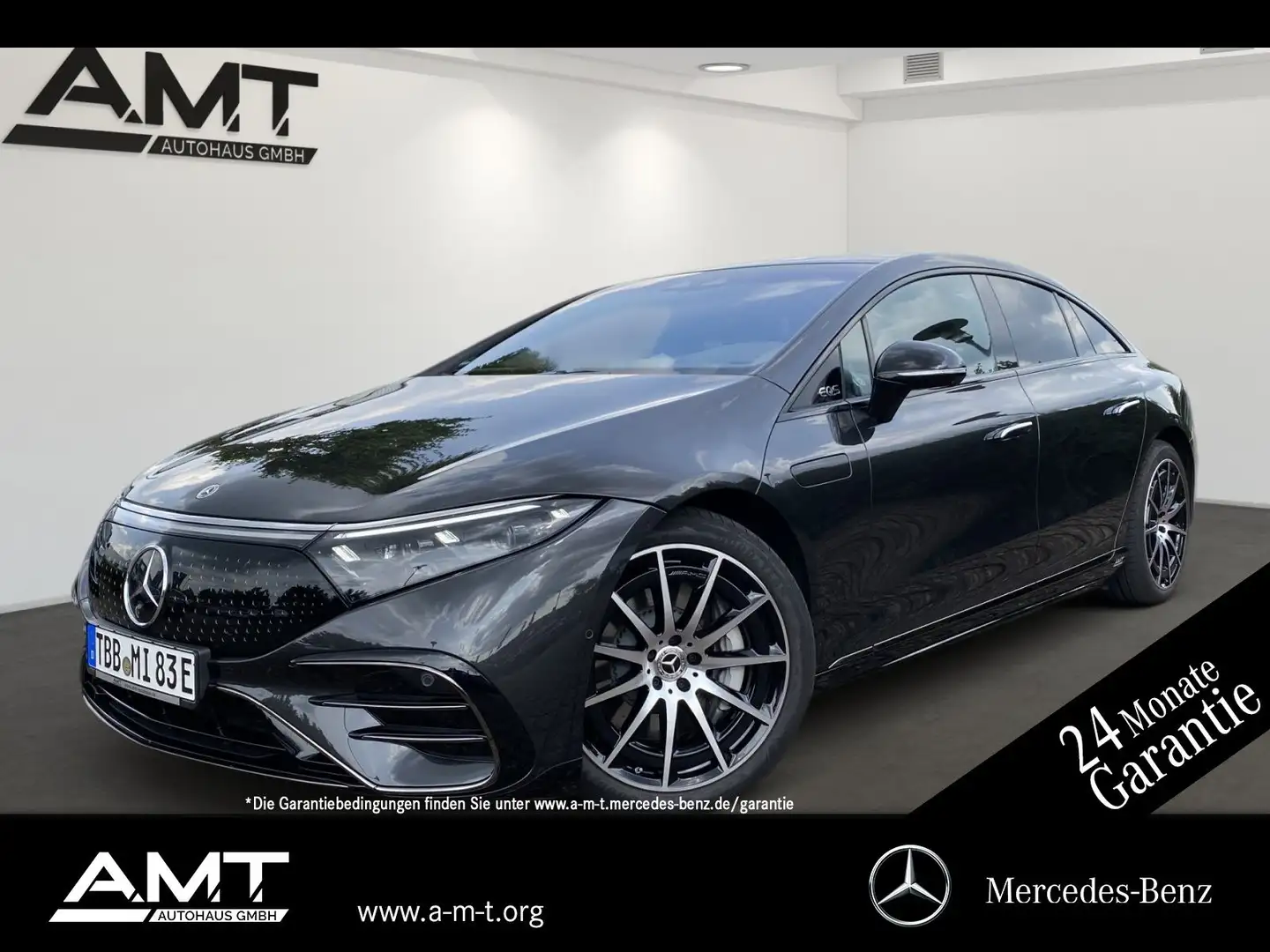Mercedes-Benz EQS 580 4M AMG Premium+ HA-Lenkung Head-up 21" Šedá - 1