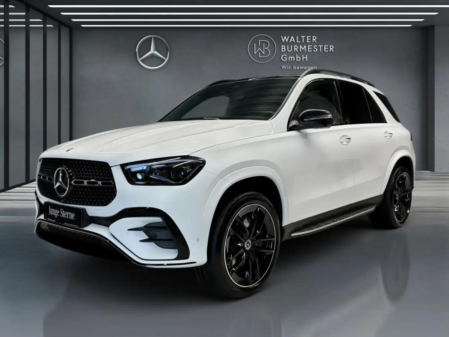 Mercedes-Benz GLE 450 4M AMG+Night+Pano+AHK+Kamera+Burmester+ Blanc - 1