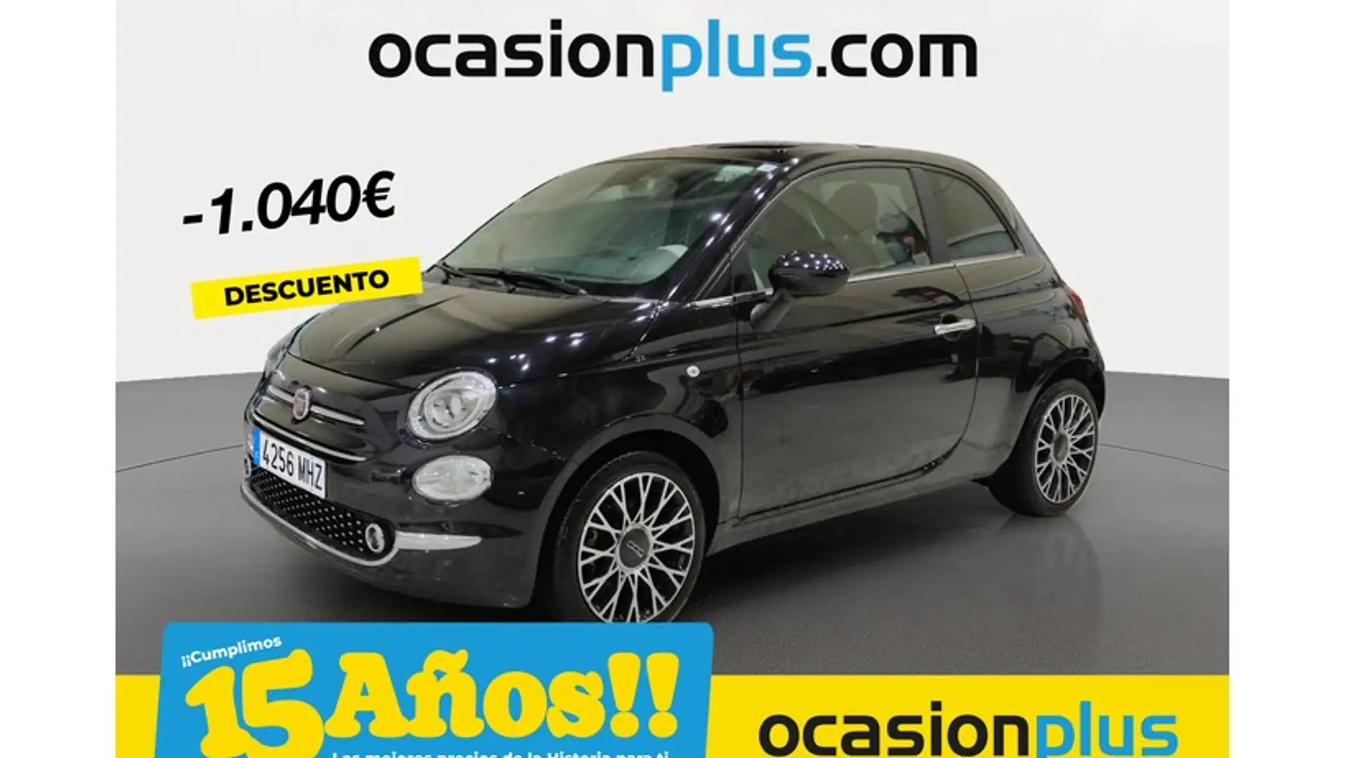 Fiat 500 1.0 Hybrid Dolcevita 52kW Negro - 1
