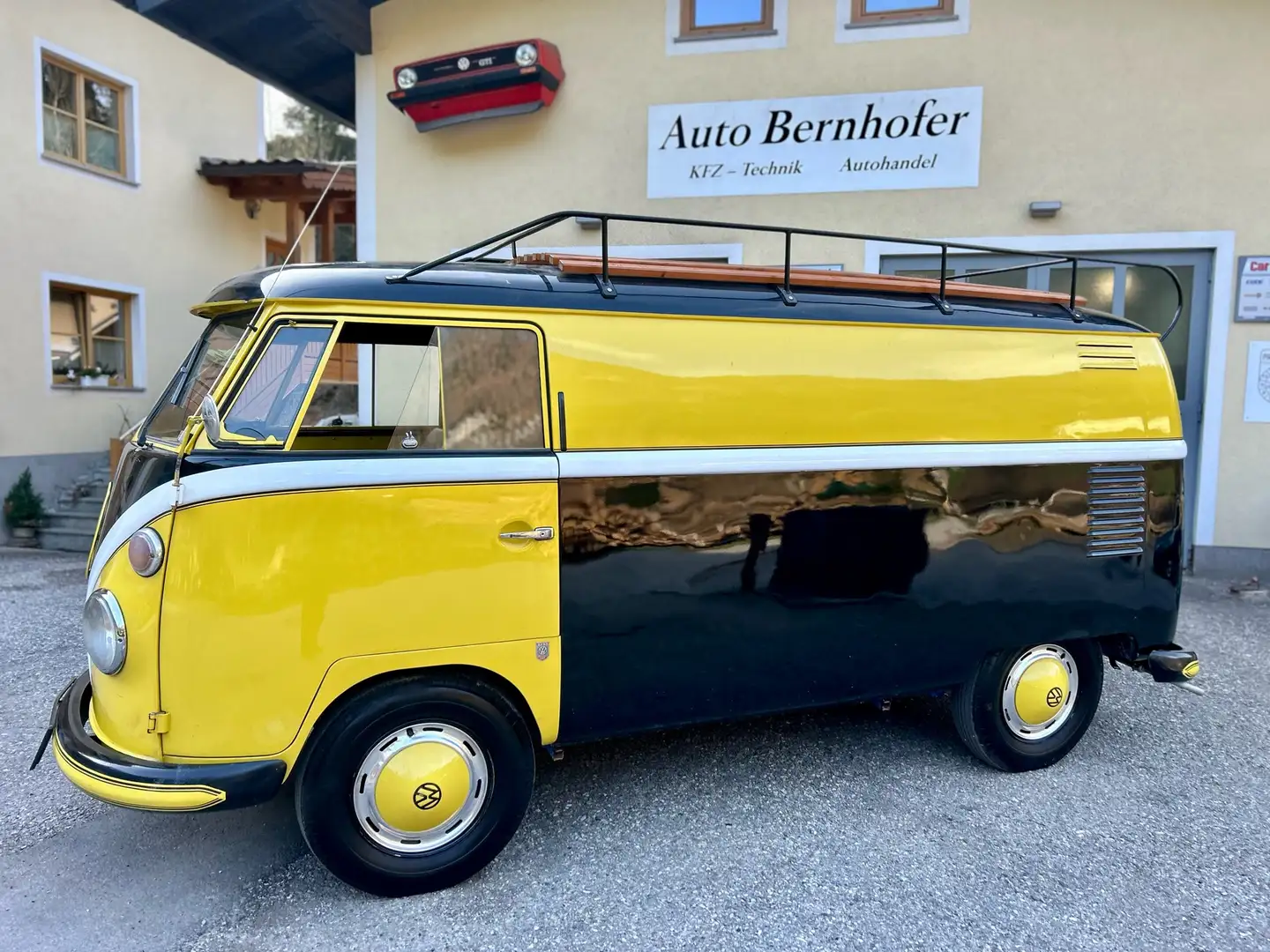 Volkswagen T1 Kasten Typ 21 Winker Bulli Siyah - 2