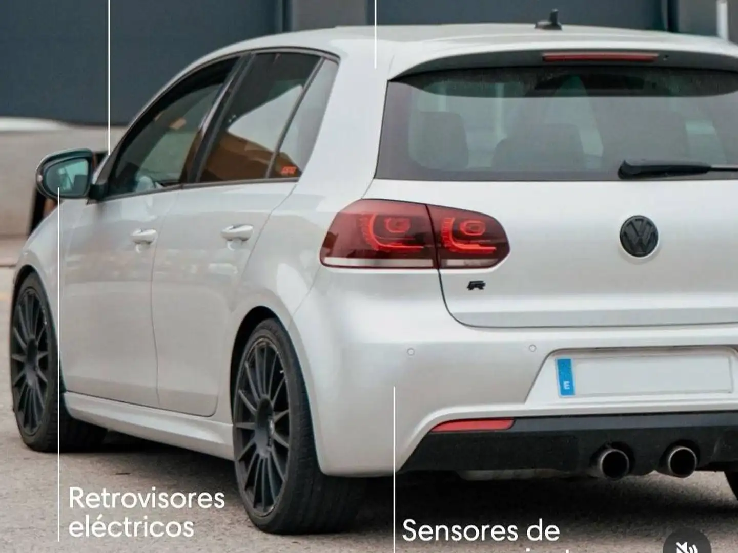 Volkswagen Golf Golf 2.0 TSI R DSG R Plateado - 2