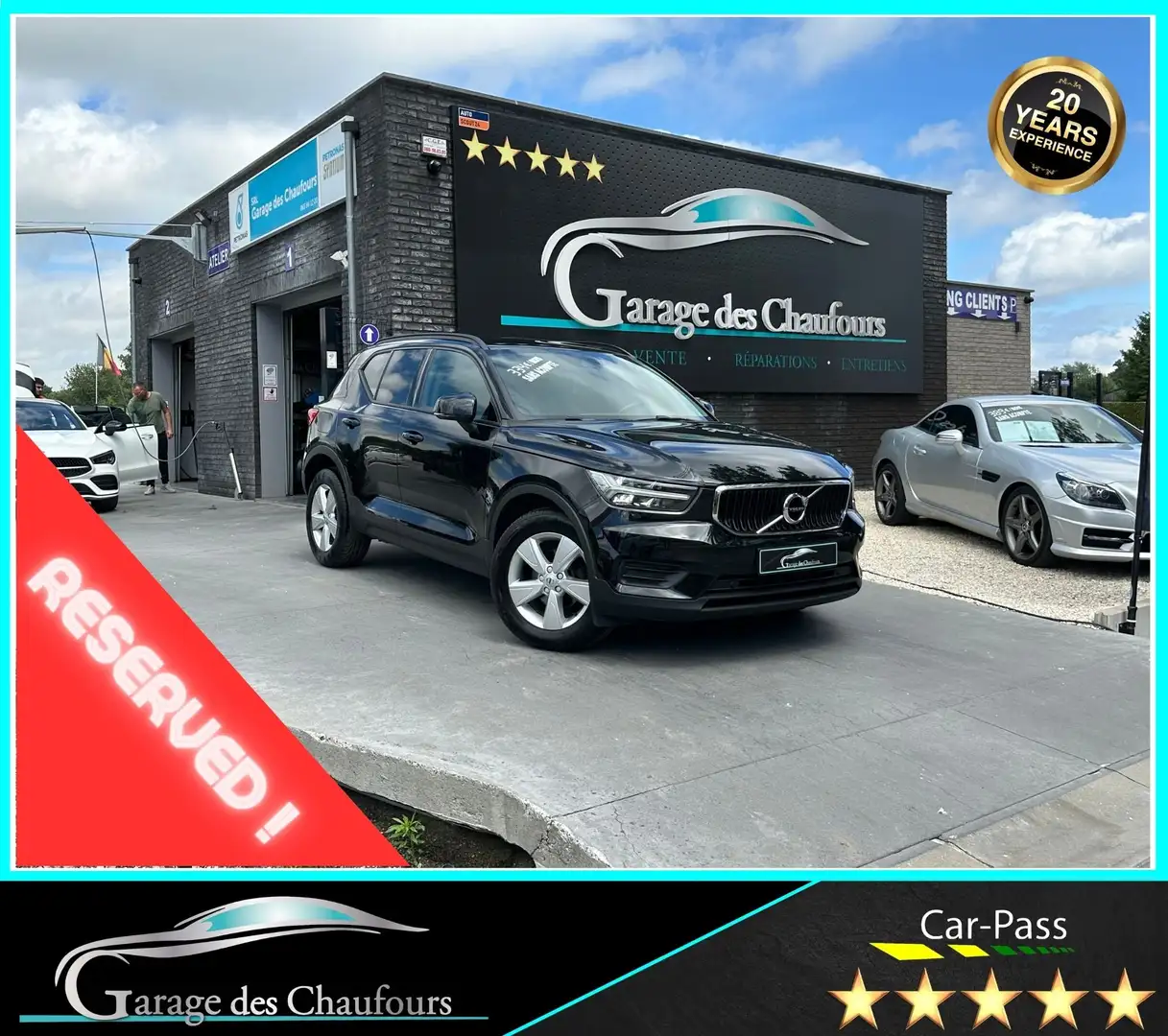 Volvo XC40 1.5 T2 - ! Geartronic ! - 1er Propr. - Cam. - Eu6d Noir - 1