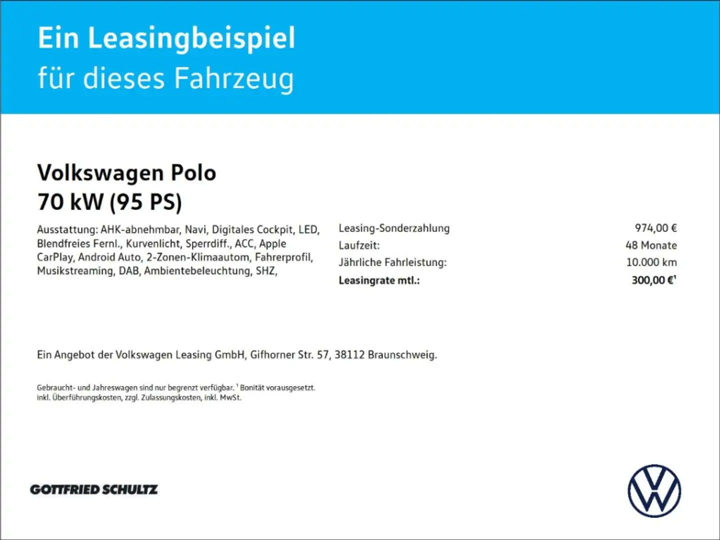 Volkswagen Polo STYLE DSG 1.0 l TSI 70 kW (95 PS) IQ.DRIVE Winterr Grau - 2