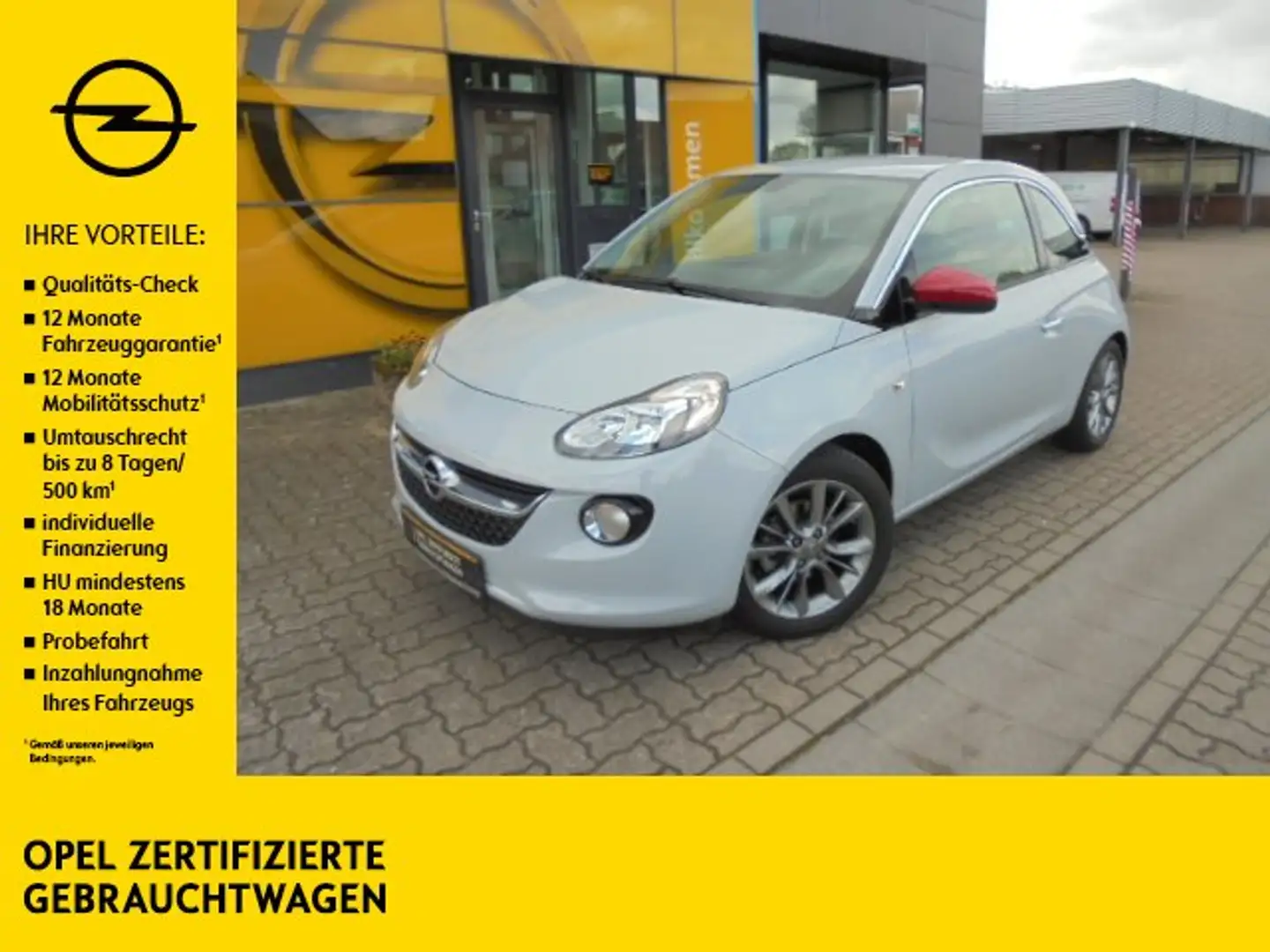 Opel Adam 1.4 Unlimited Winterpaket/PDC/Infinity/Allwetter Grijs - 1