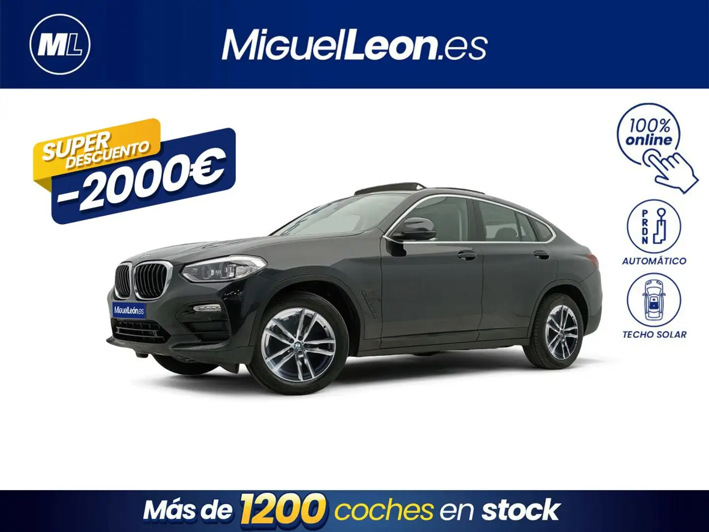 BMW X4 xDrive 20dA Noir - 1