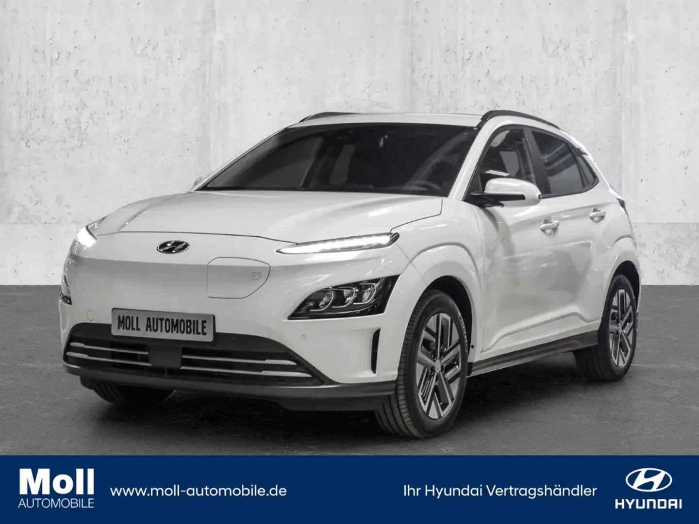 Hyundai KONA Elektro Advantage-Paket Navi Klimaaut. Apple Kamer Blanc - 1