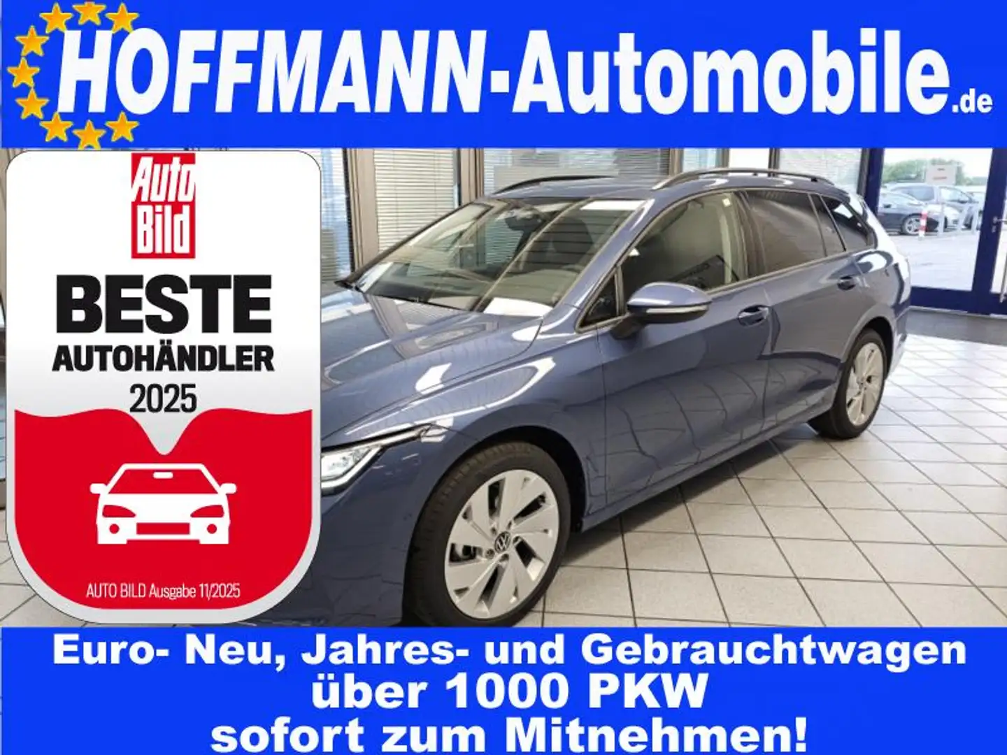 Volkswagen Golf Variant Life Facelift,AHK ankl.,Climatronic Bleu - 1