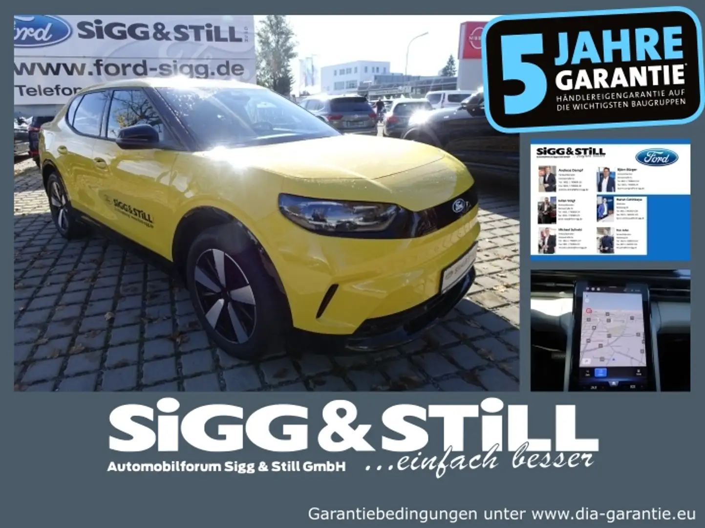 Ford Capri ELEKTRO Extended Range RWD NAVI*360°*IACC Gelb - 1