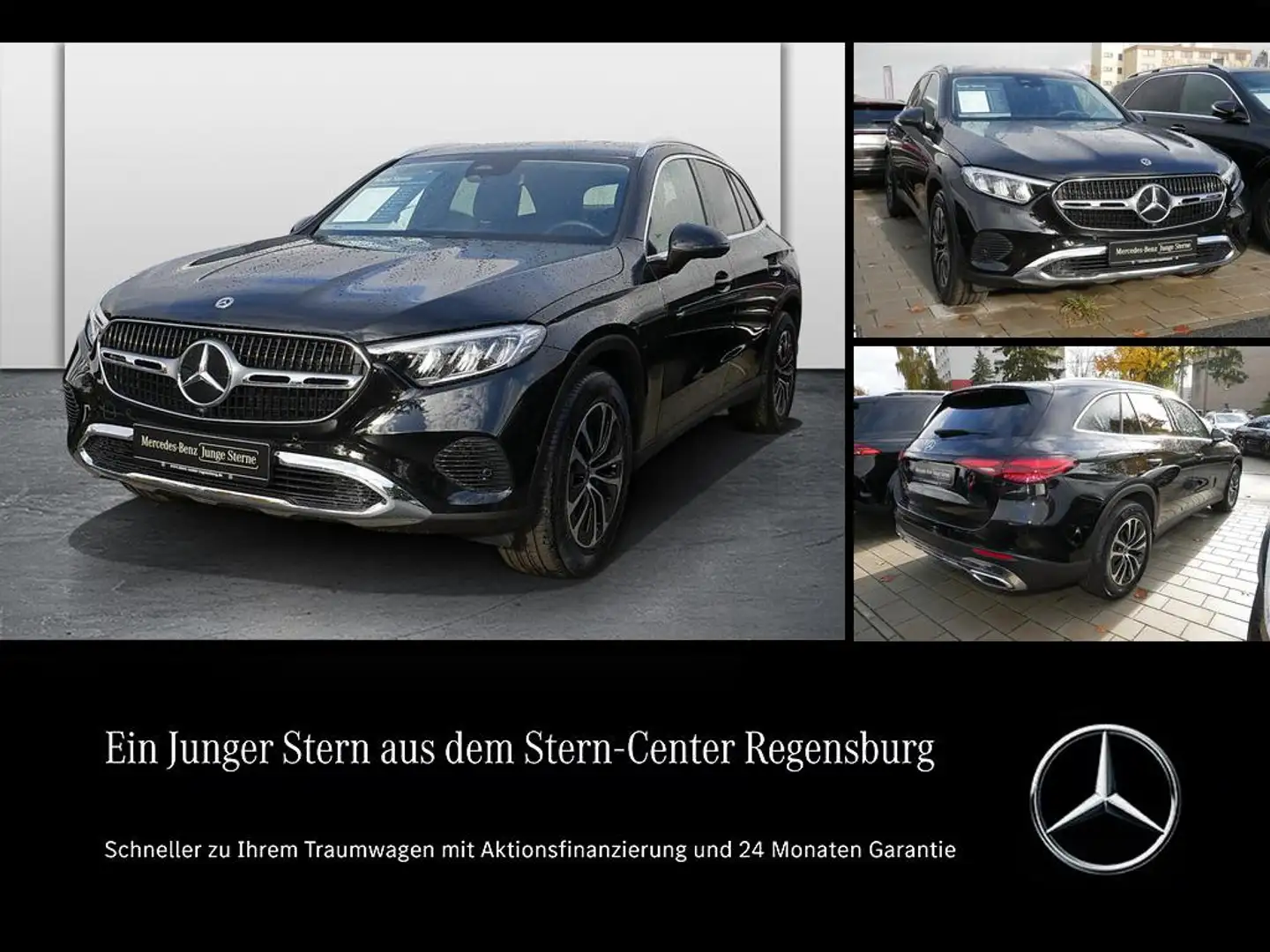 Mercedes-Benz GLC 200 4M AVANTGARDE+MEMORY+AHK+Winter-Paket+++ Negro - 1