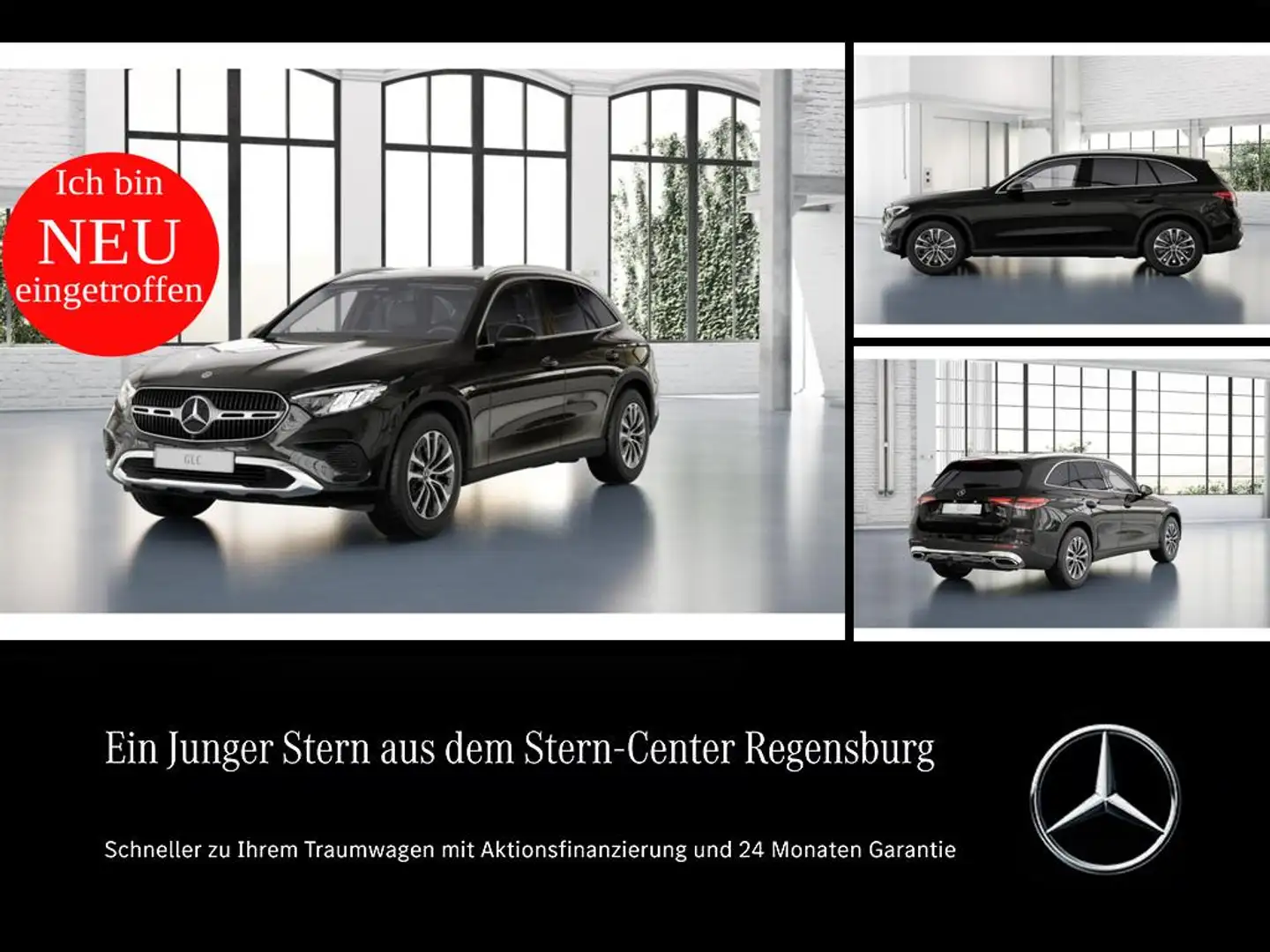 Mercedes-Benz GLC 200 4M AVANTGARDE+MEMORY+AHK+Winter-Paket+++ Schwarz - 1