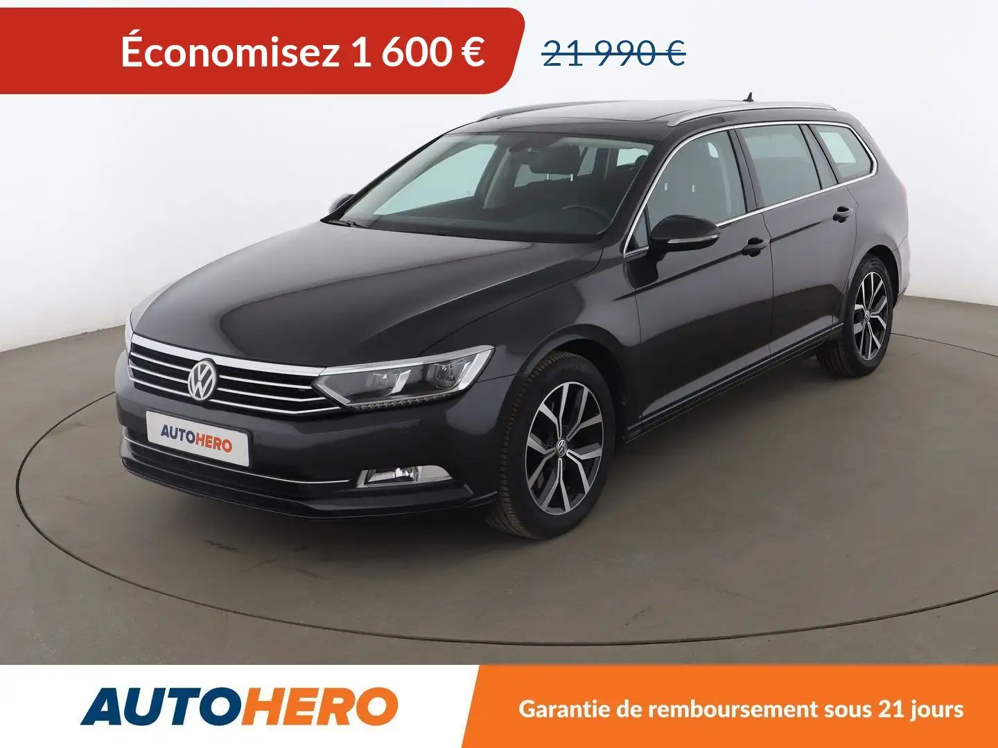 Volkswagen Passat SW 2.0 TDI BlueMotion Tech Connect DSG7 Gris - 1