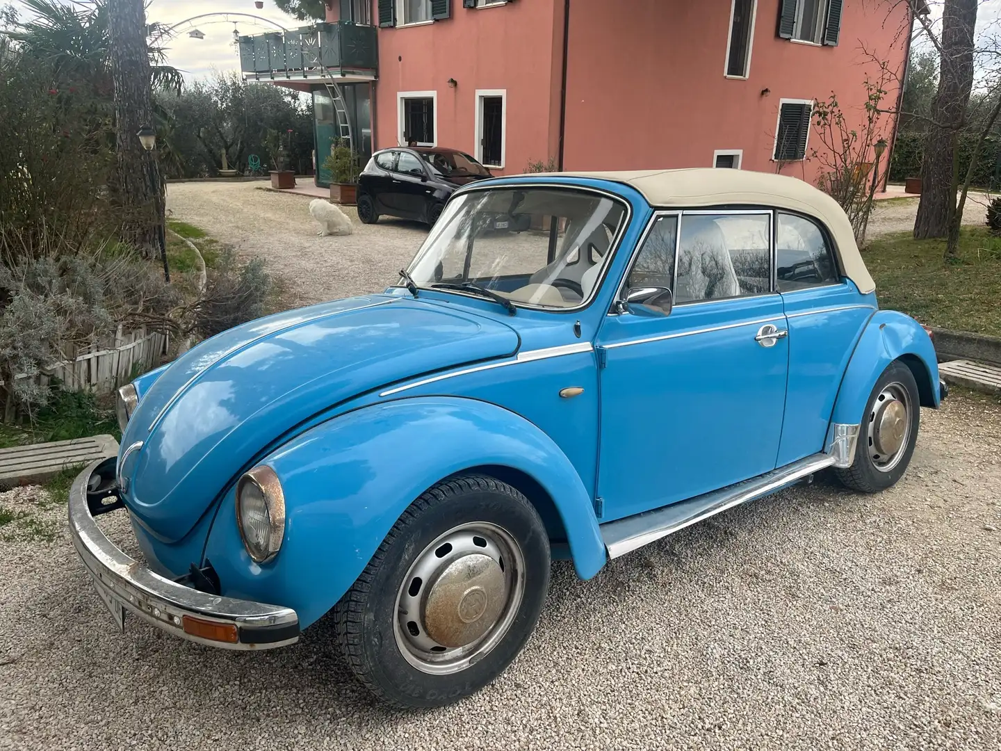 Volkswagen Beetle 1303 Cabrio Azul - 1