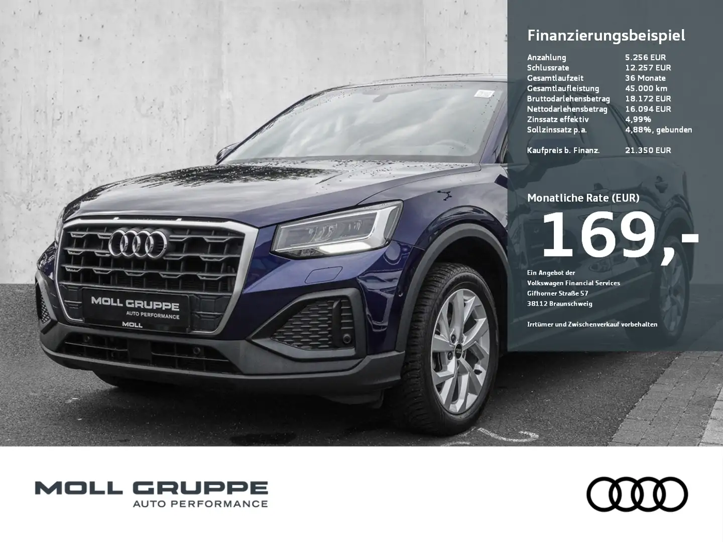 Audi Q2 35 1.5 TFSI LED Kamera Blau - 1