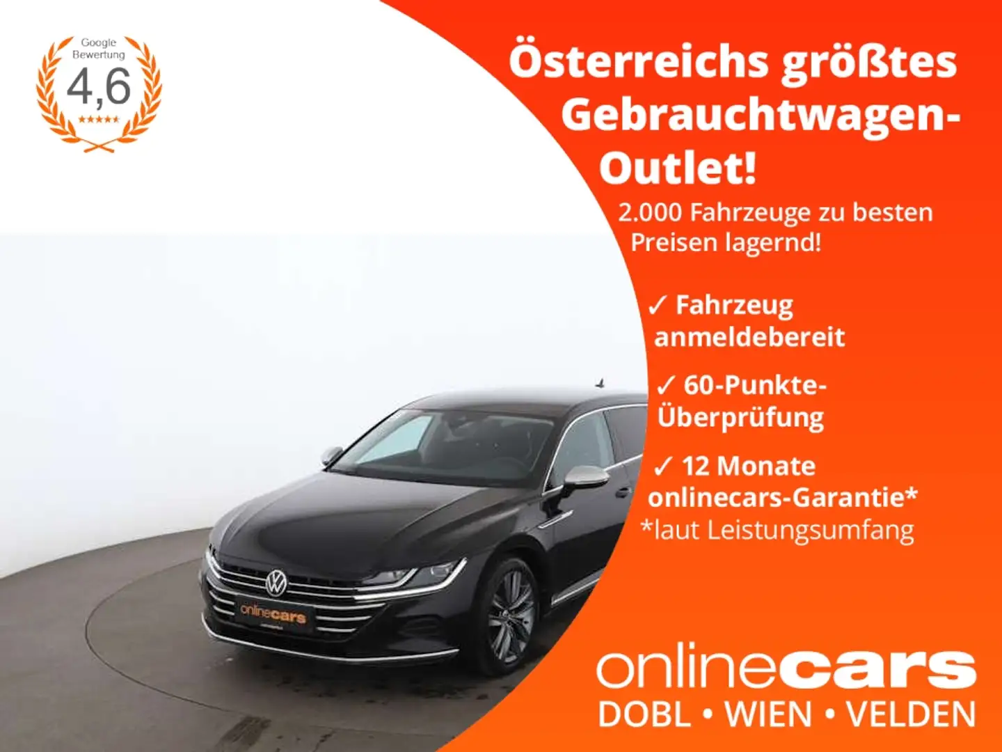 Volkswagen Arteon SB 2.0 TDI  Elegance Aut LED AHK RADAR NAV Schwarz - 1