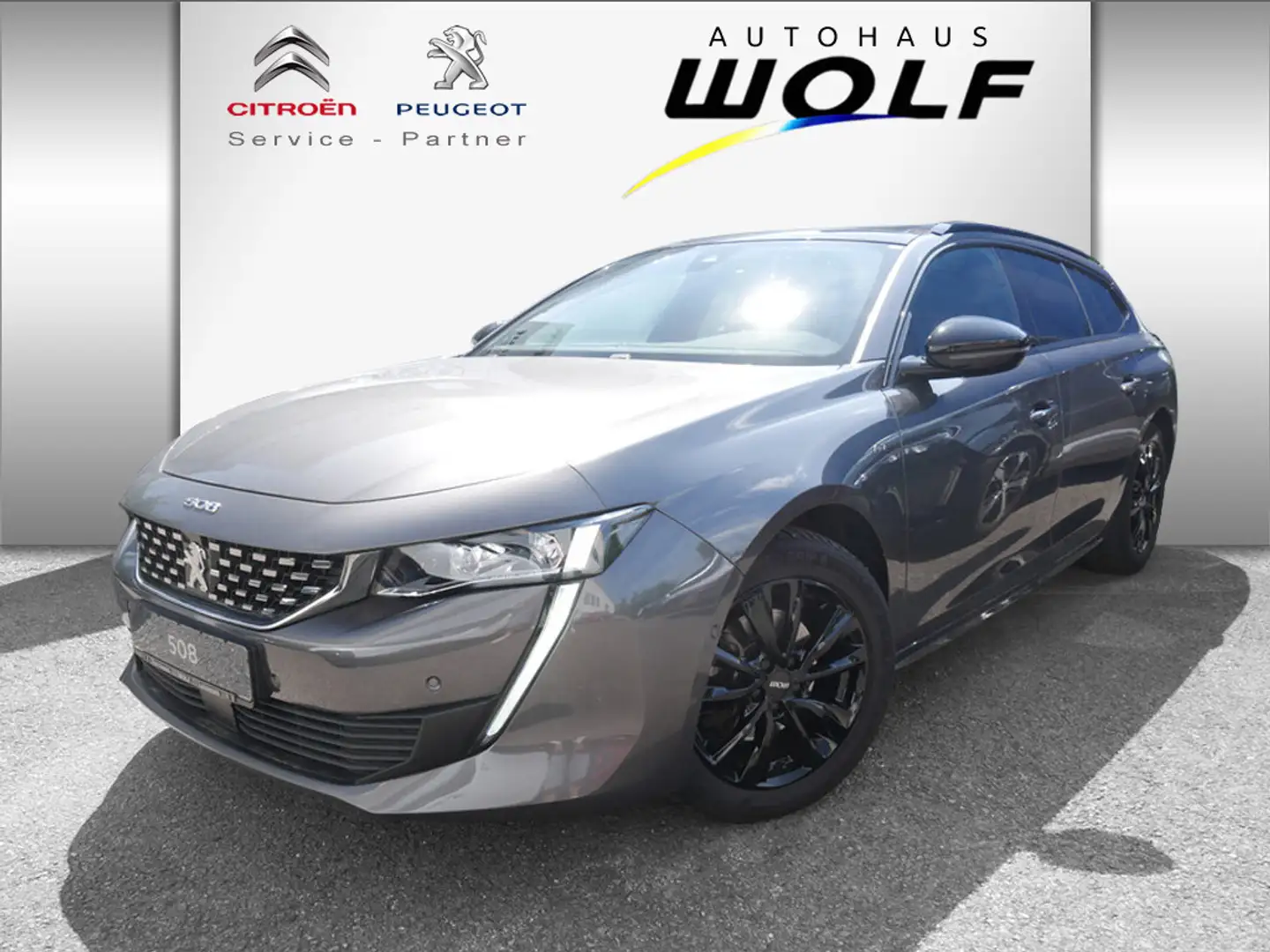 Peugeot 508 GT PureTech 180 EAT8 HGSD NAVI ACC LED Grijs - 1