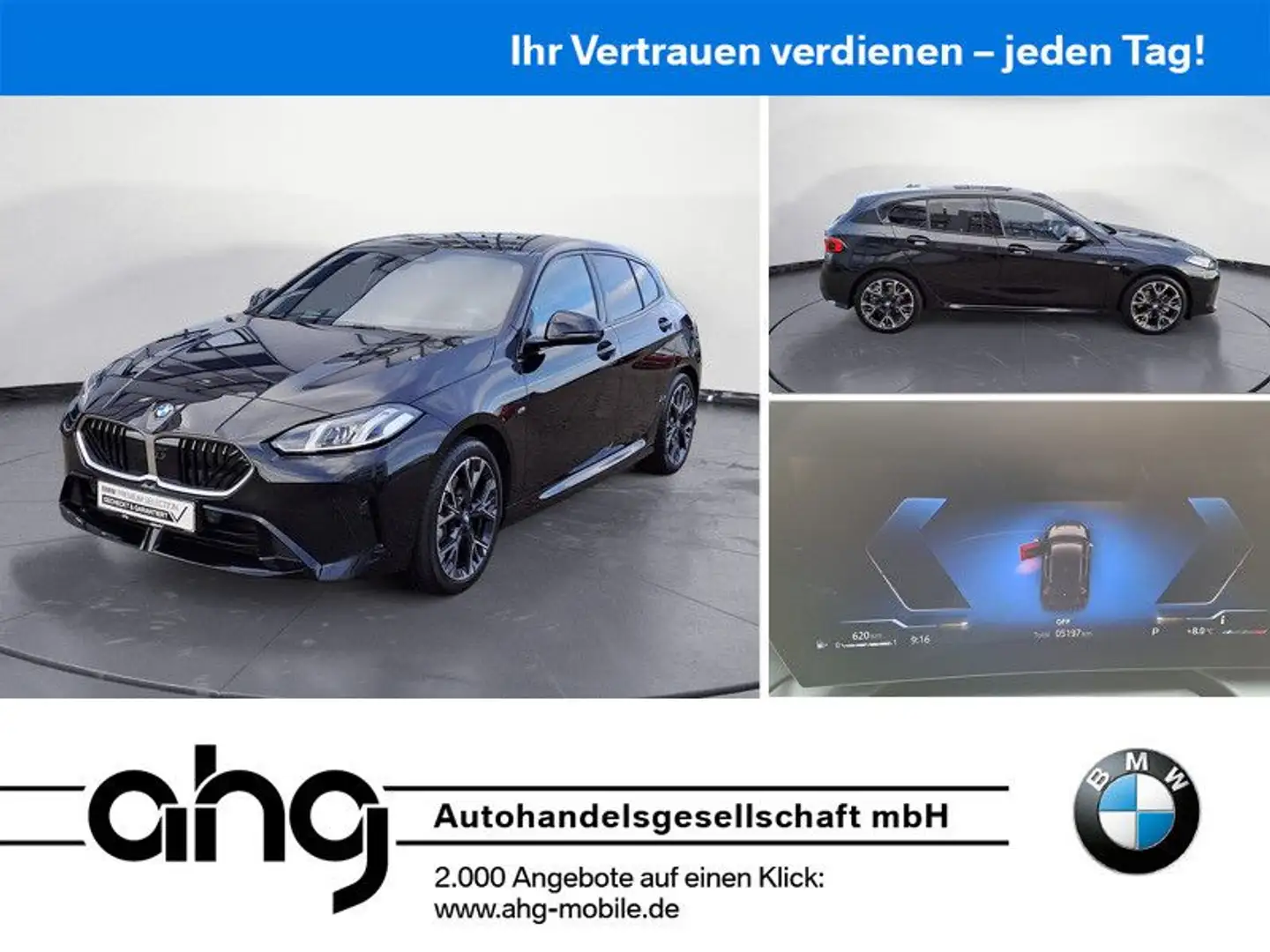 BMW 120 Steptronic M Sportpaket Klimaaut. Sportsitze Schwarz - 1