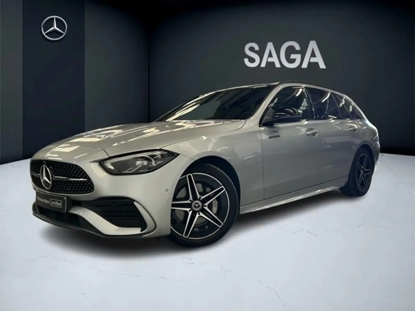 Mercedes-Benz C 200 d Break AMG Pack Night Toit Pano Plateado - 1