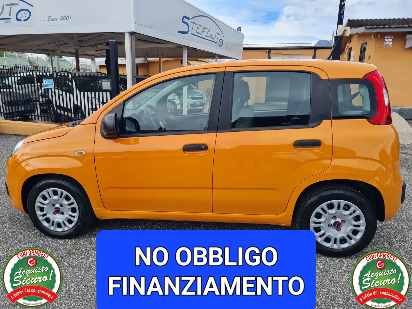 Fiat Panda 1.0 FireFly Hybrid *NEOPATENTATI*TAGLIANDI* Naranja - 1