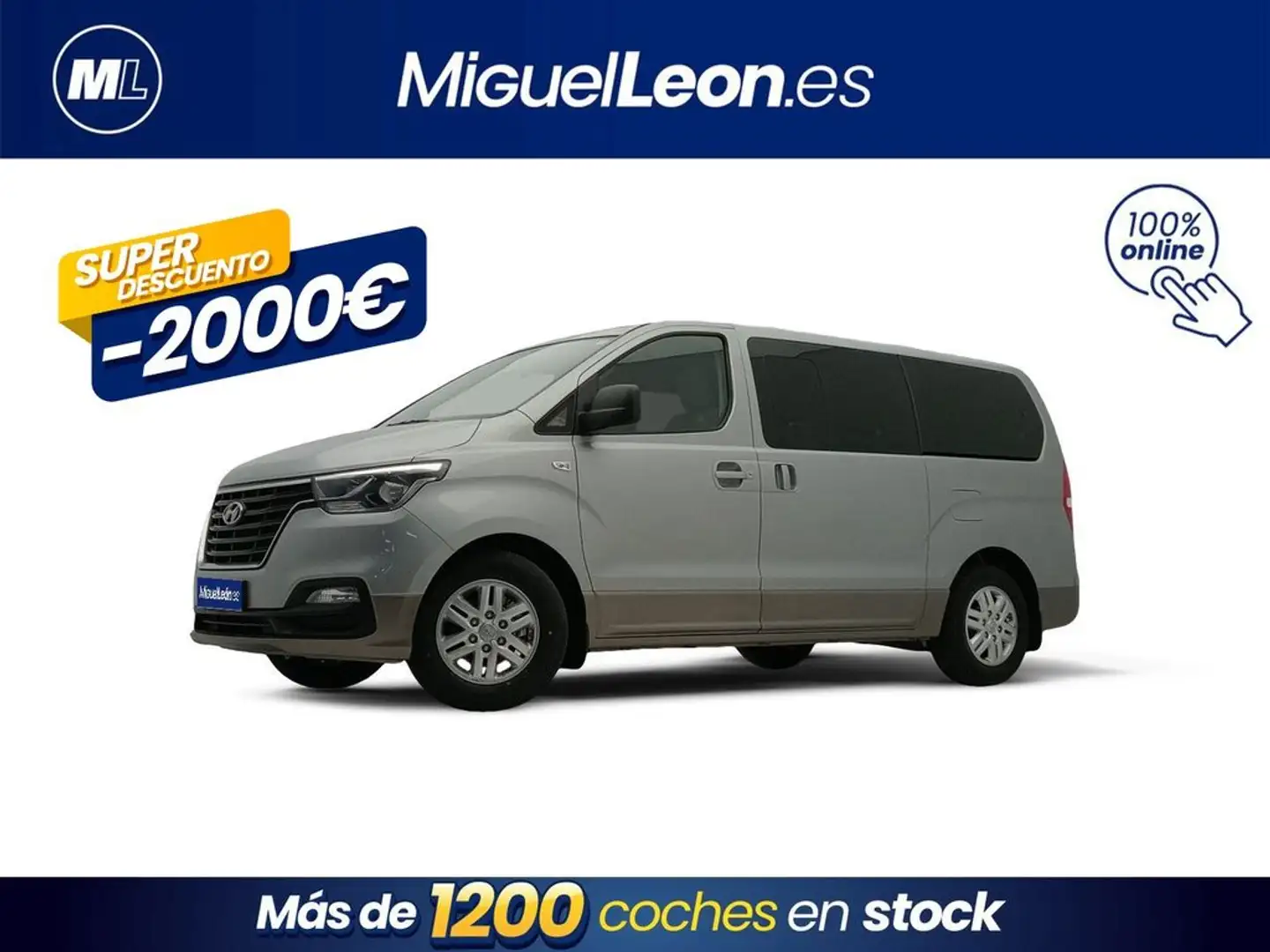 Hyundai H-1 2.5 CRDI TRAVEL Gris - 1