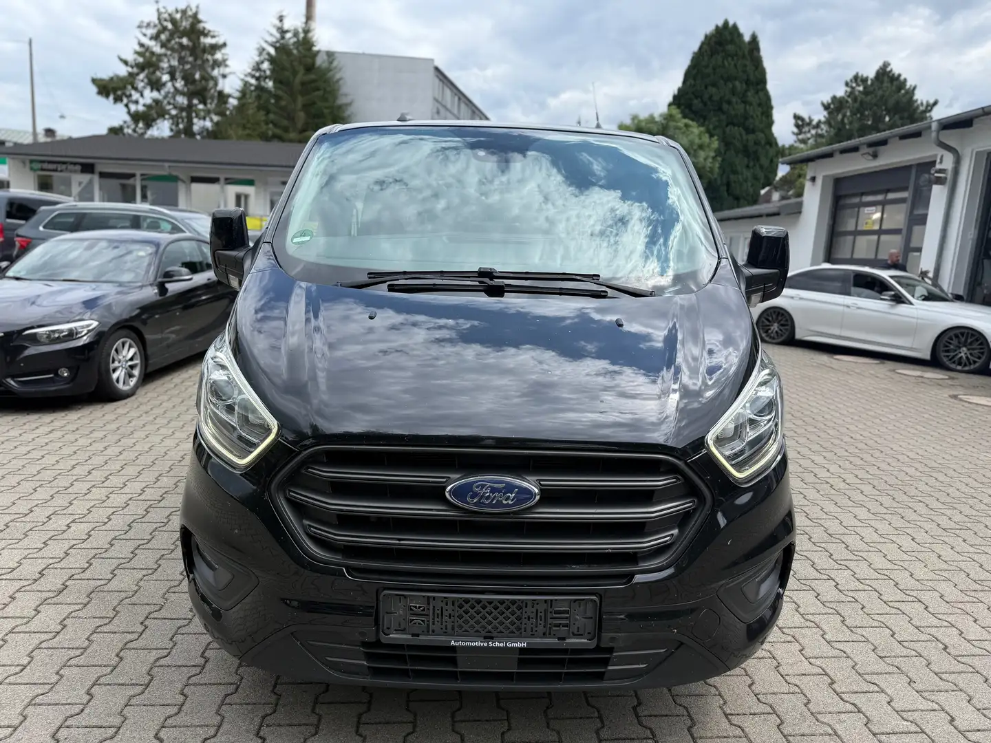Ford Transit Custom L2*Doka*5-Sitze*AHK*Kamera*Scheckheft*MwSt*LKW Schwarz - 2