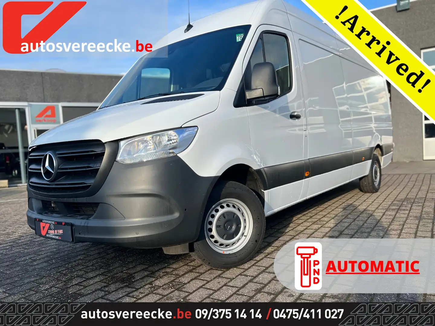 Mercedes-Benz Sprinter 317 L3H2 (39.950ex)9G-TRONIC CAMERA PTS MBUX Wit - 1