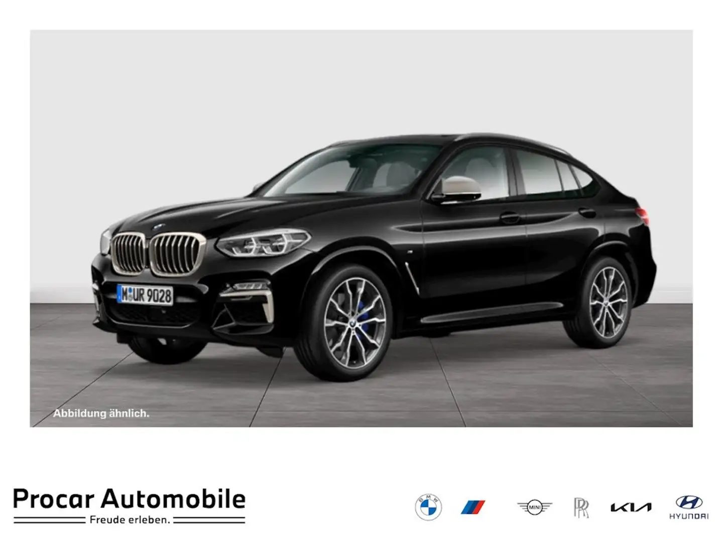 BMW X4 M 40i AdapLED DA+ PA+ HuD Pano Standh. AHK Schwarz - 1