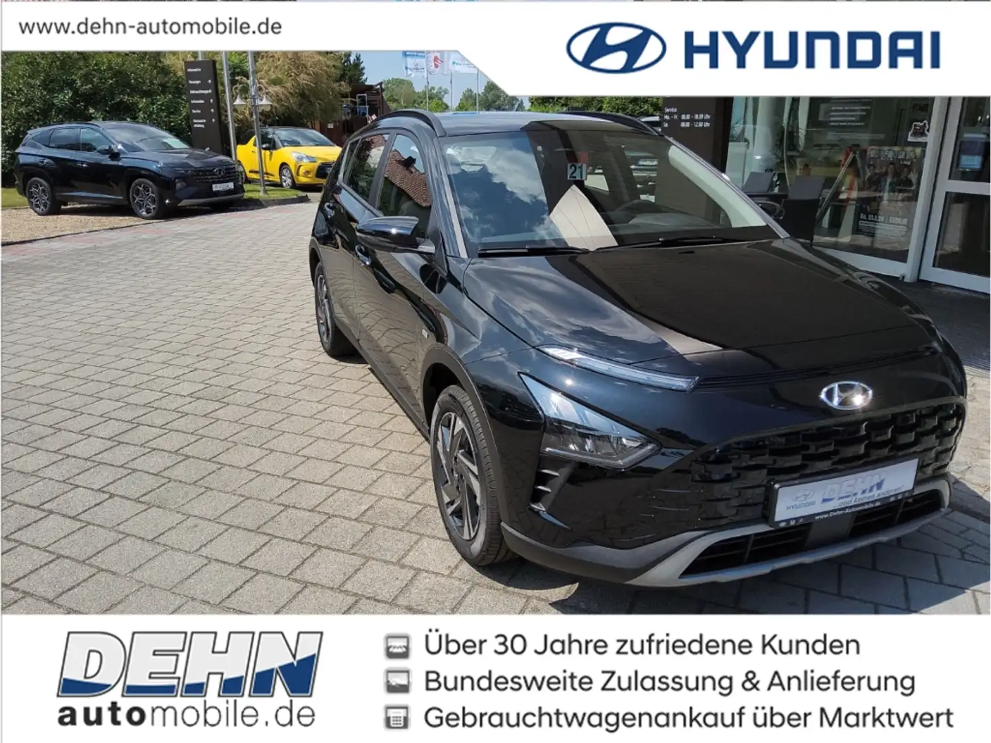 Hyundai BAYON Trend 1.0 T-GDi iMT Navi-/Licht-/Assistenz-Paket Schwarz - 1