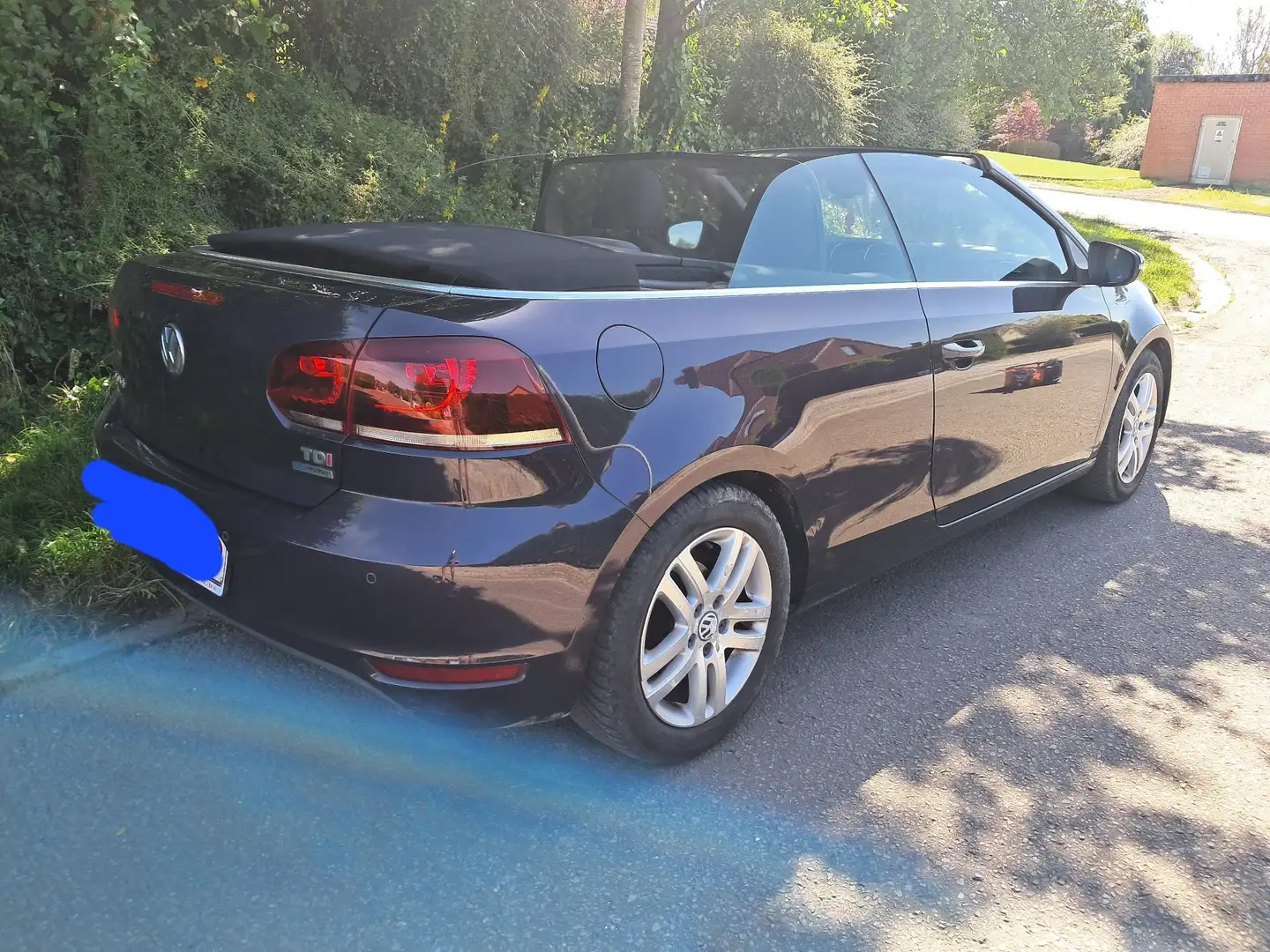 Volkswagen Golf Cabriolet 1.6 CR TDi BMT Paars - 1