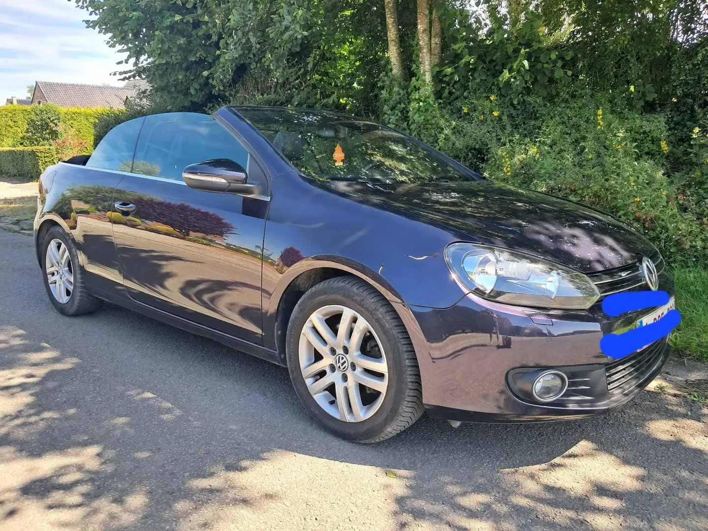 Volkswagen Golf Cabriolet 1.6 CR TDi BMT Paars - 2