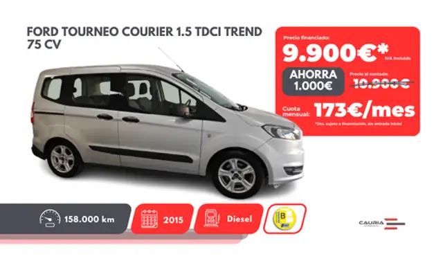 Ford Tourneo Courier 1.5TDCi Trend 75