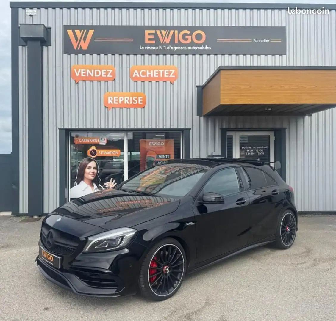 Mercedes-Benz A 45 AMG Mercedes 2.0 45 380ch AMG 4MATIC BVA Noir - 1