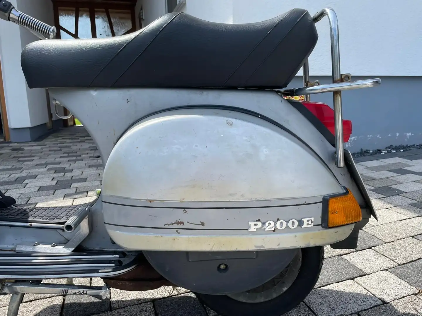 Vespa P 200 E Argent - 2