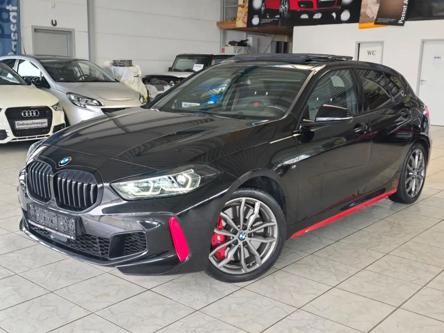 BMW 128 ti M Sport LED HUD RFK PANO NAVI HIFI SHADOW Schwarz - 1