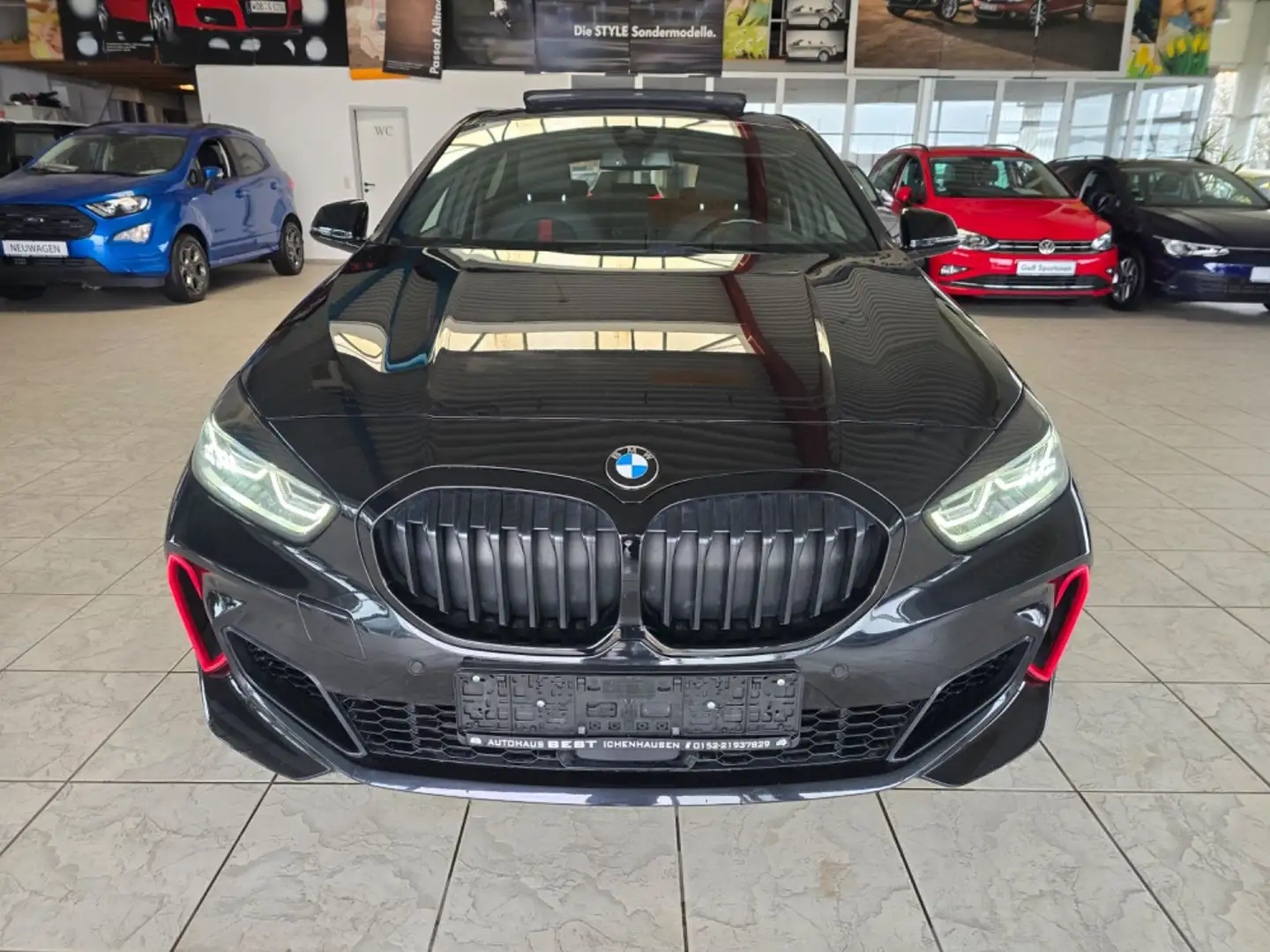 BMW 128 ti M Sport LED HUD RFK PANO NAVI HIFI SHADOW Schwarz - 2