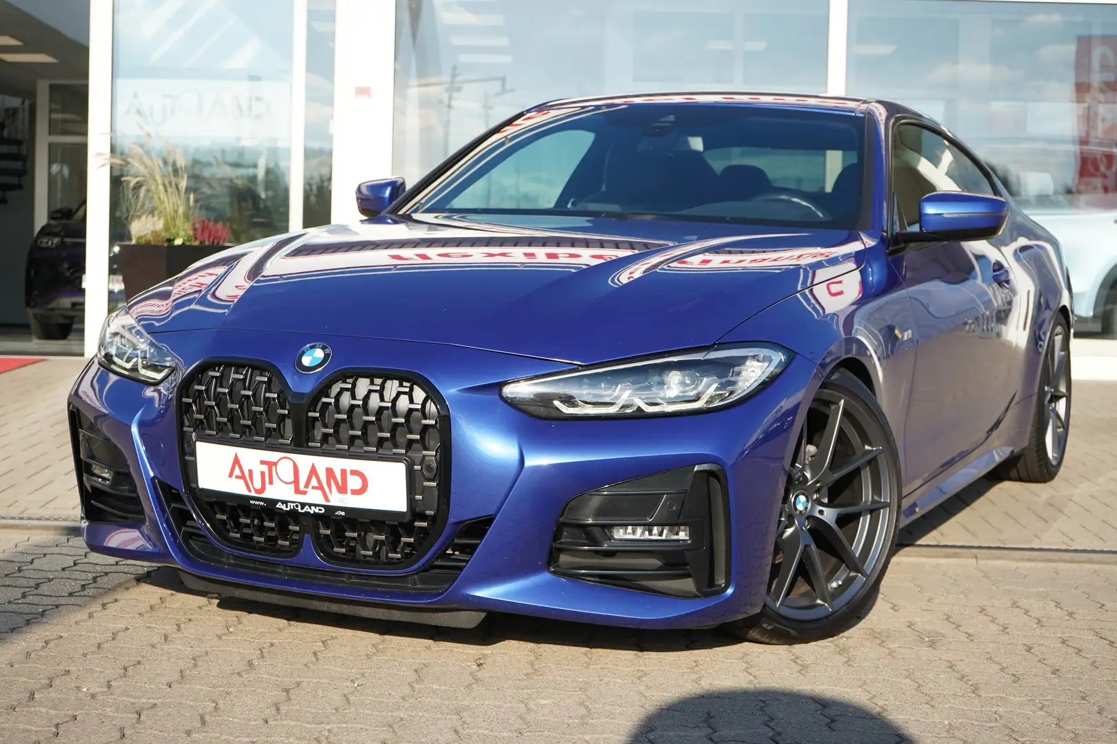 BMW 420 420d M Sport LED Klimaaut. Navi Sitzheizung PDC Bleu - 2