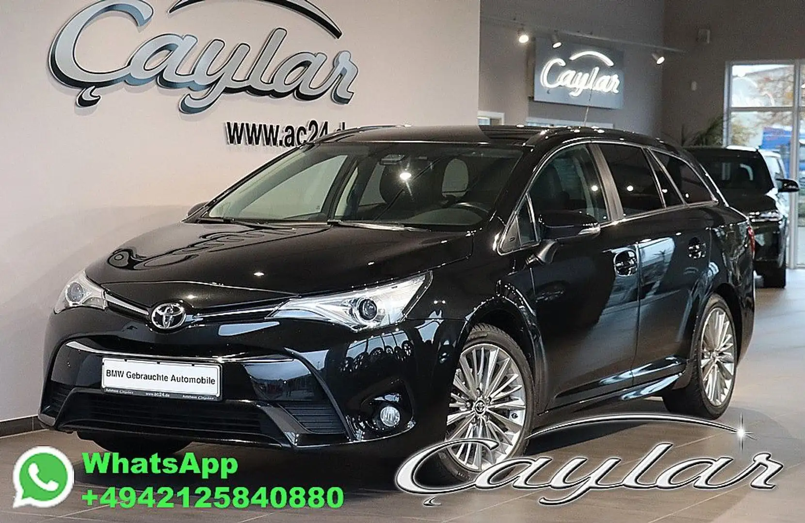 Toyota Avensis AVENSIS 2,0 AUT EXECUTIVE LEDER PANORAMA AHK 18" Schwarz - 1
