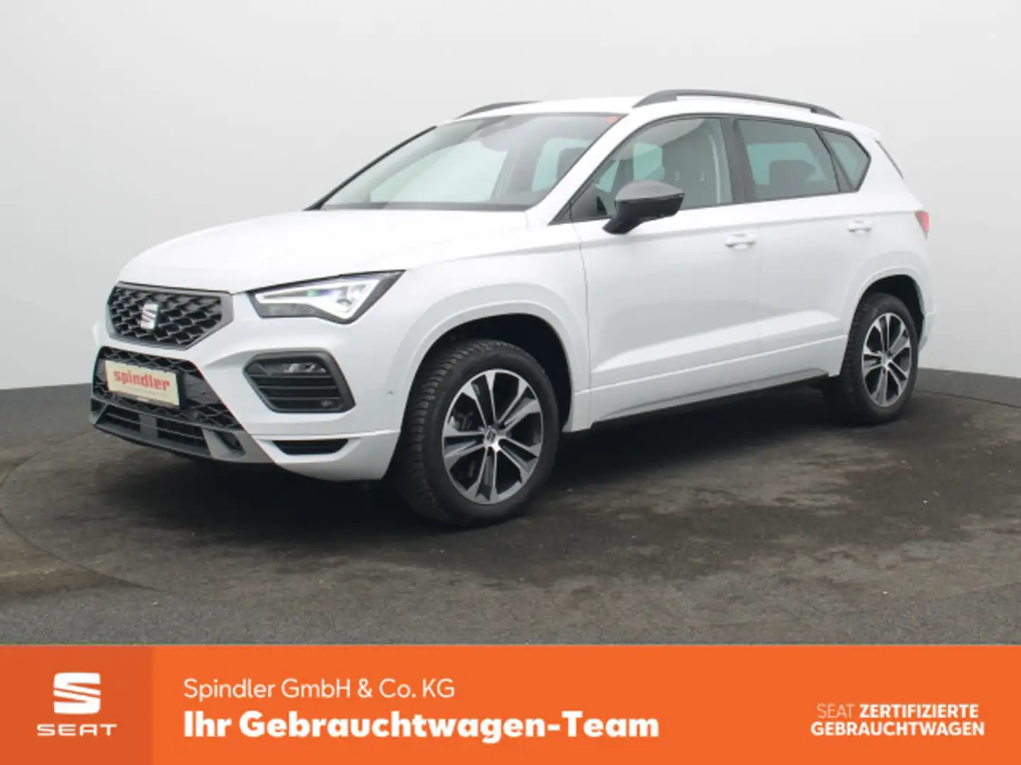 SEAT Ateca FR 2.0 TDI DSG / LED, Navi, RFK, SHZ, DAB+ Weiß - 1