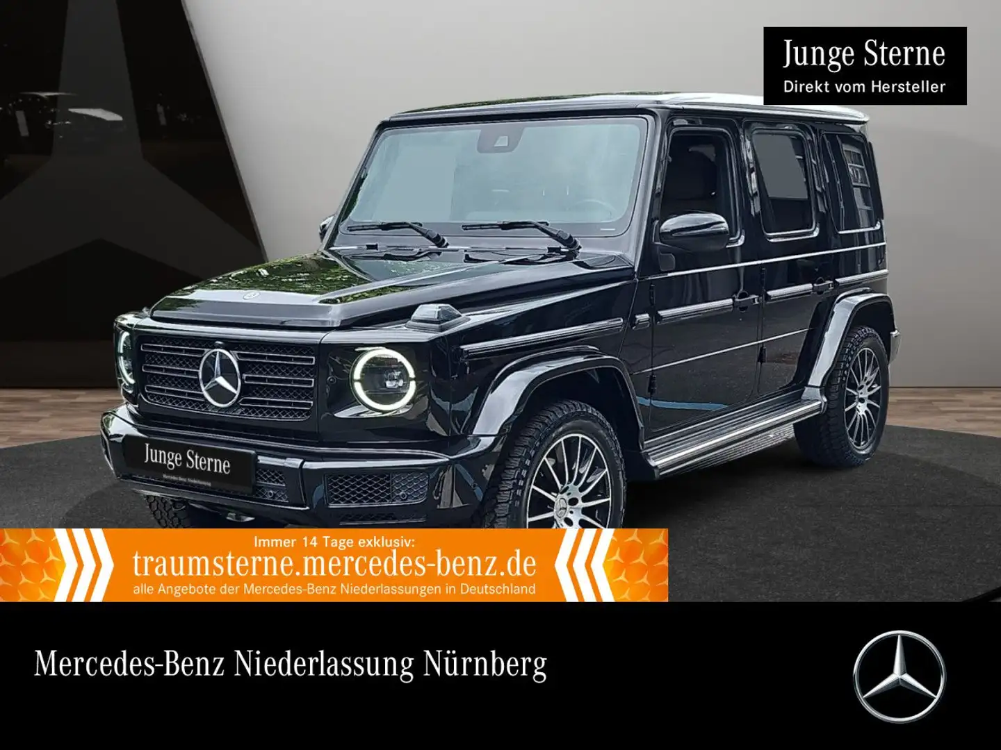Mercedes-Benz G 350 d AMG+NIGHT+AHK+MULTIBEAM+KAMERA+20"+9G Zwart - 1
