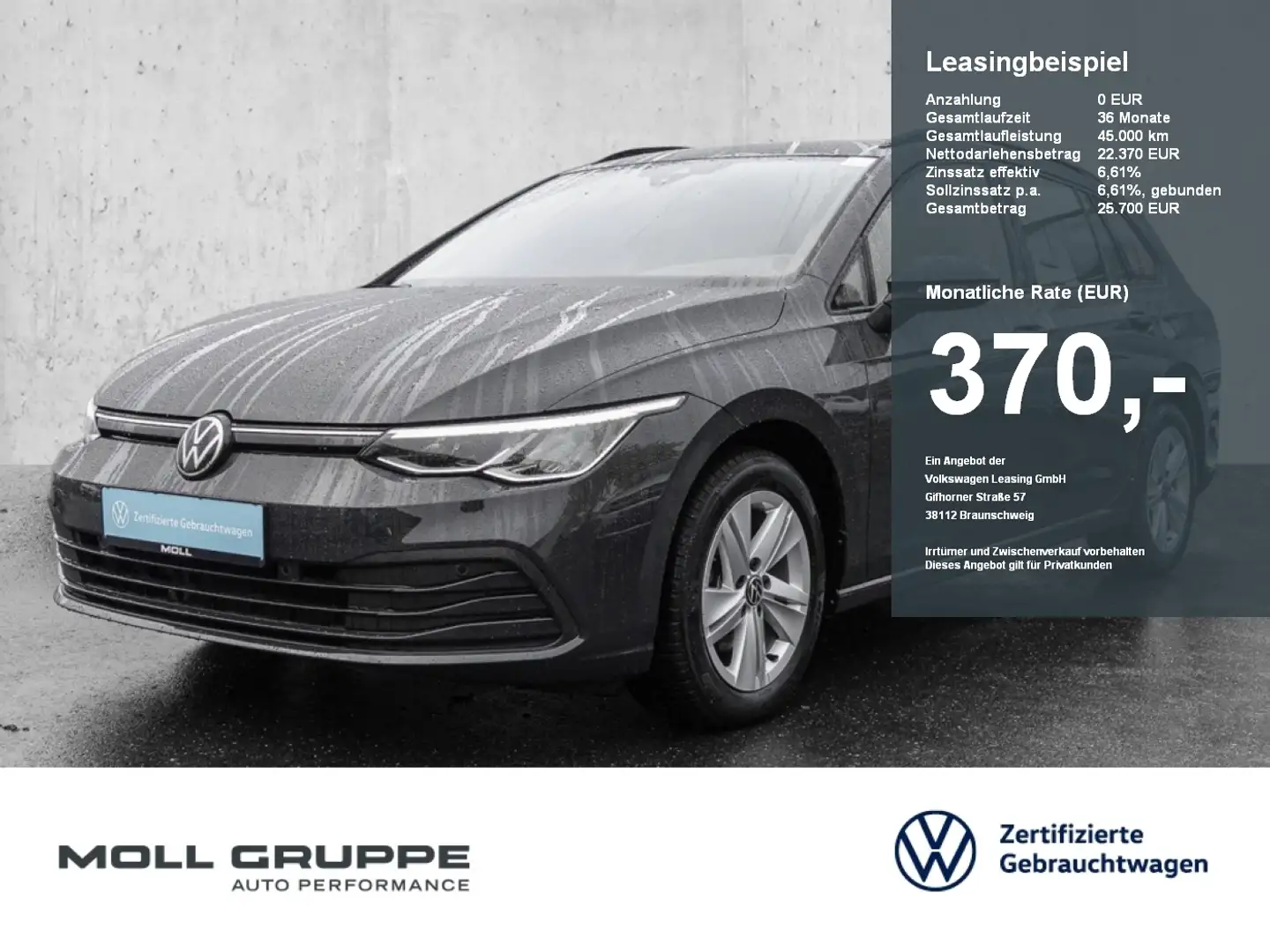 Volkswagen Golf Variant 1.5 TSI Life NAVI ALU Grau - 1