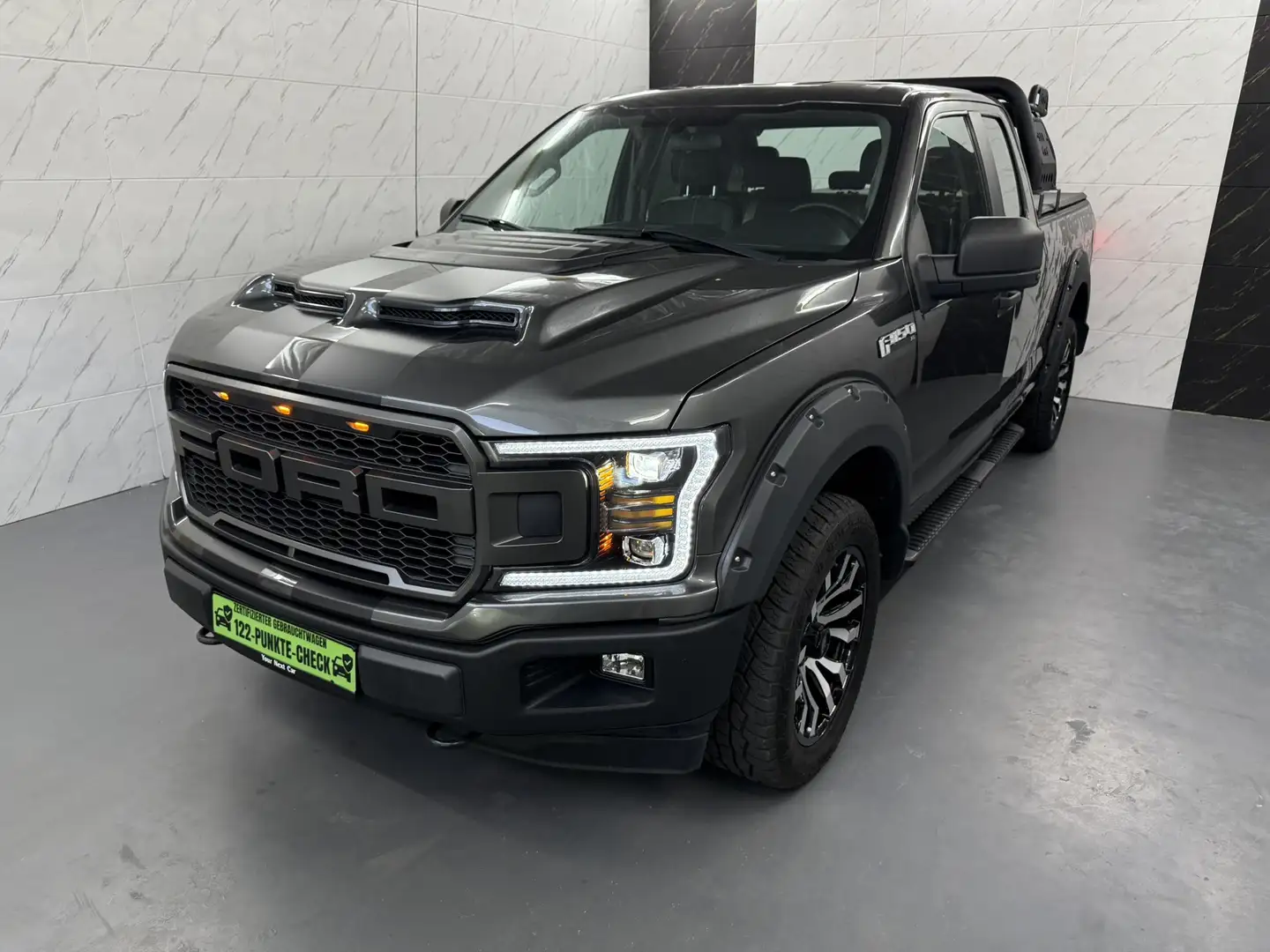 Ford F 150 4x4 Automatik+LKW+AHK+LED+Shzg+Leder+Temp Grau - 1