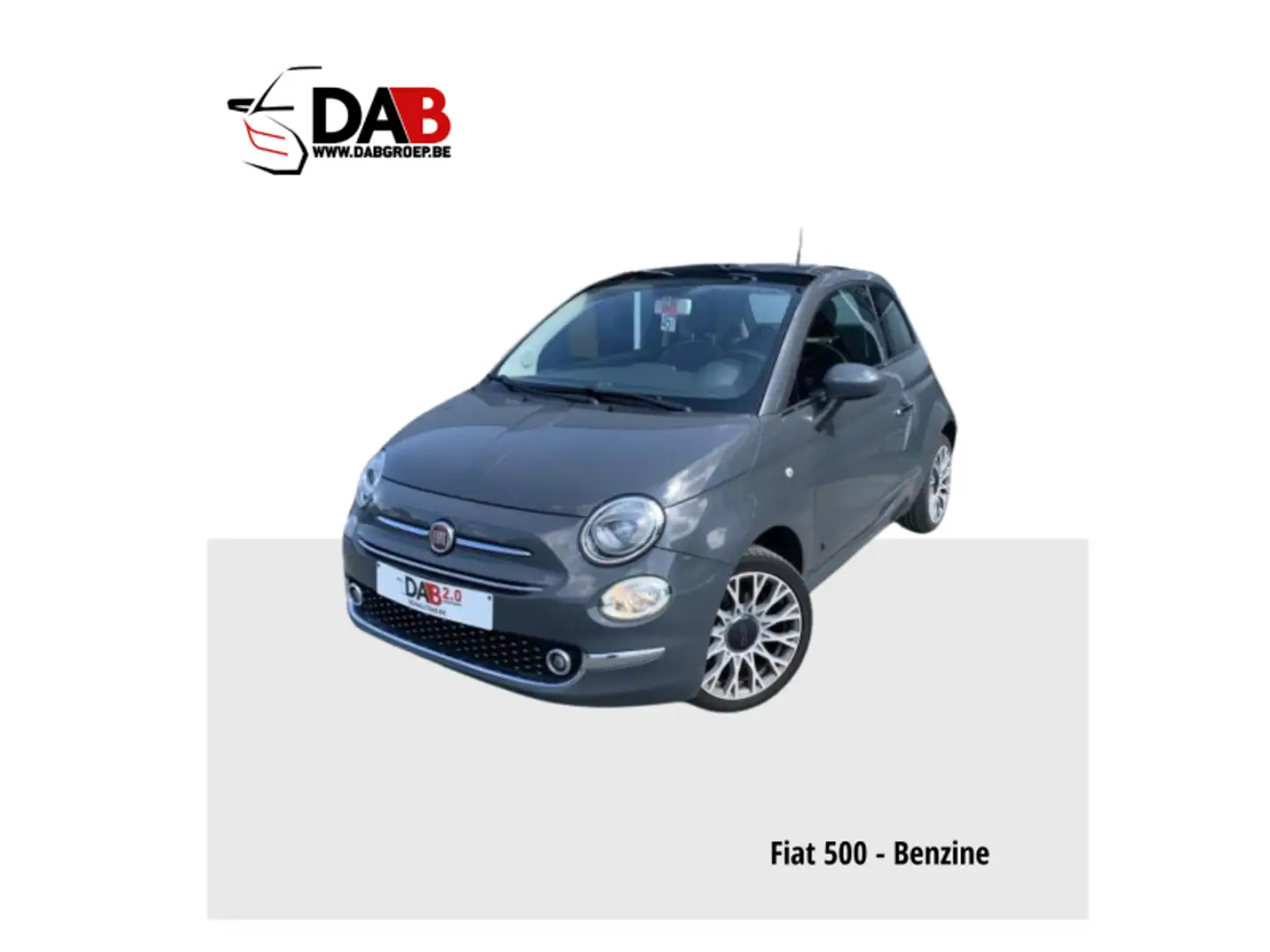 Fiat 500 1.2 Benzine DAB 2.0 Grau - 1